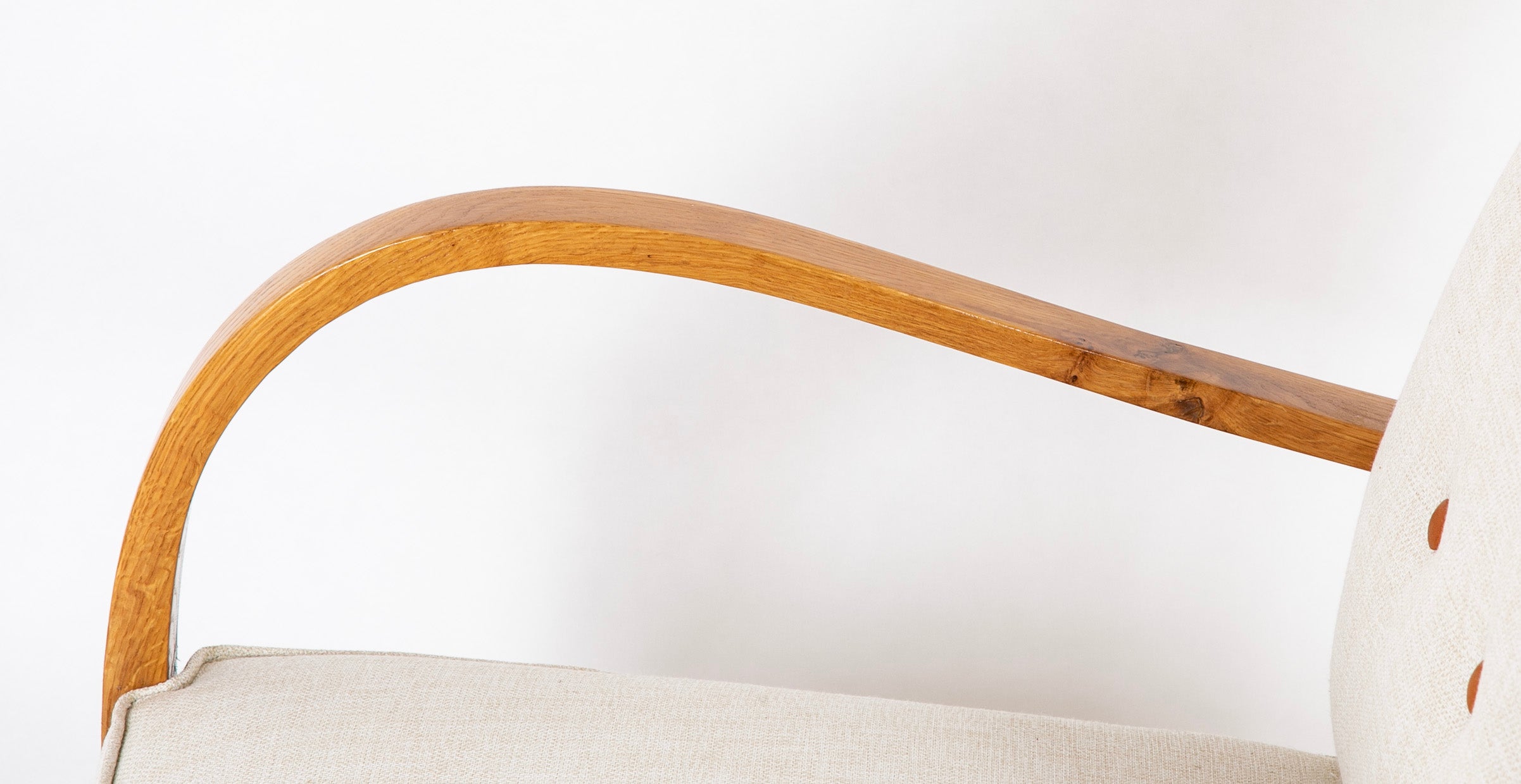 Pair of Open Arm Chairs Manufactured by Fritz Hansen, Denmark