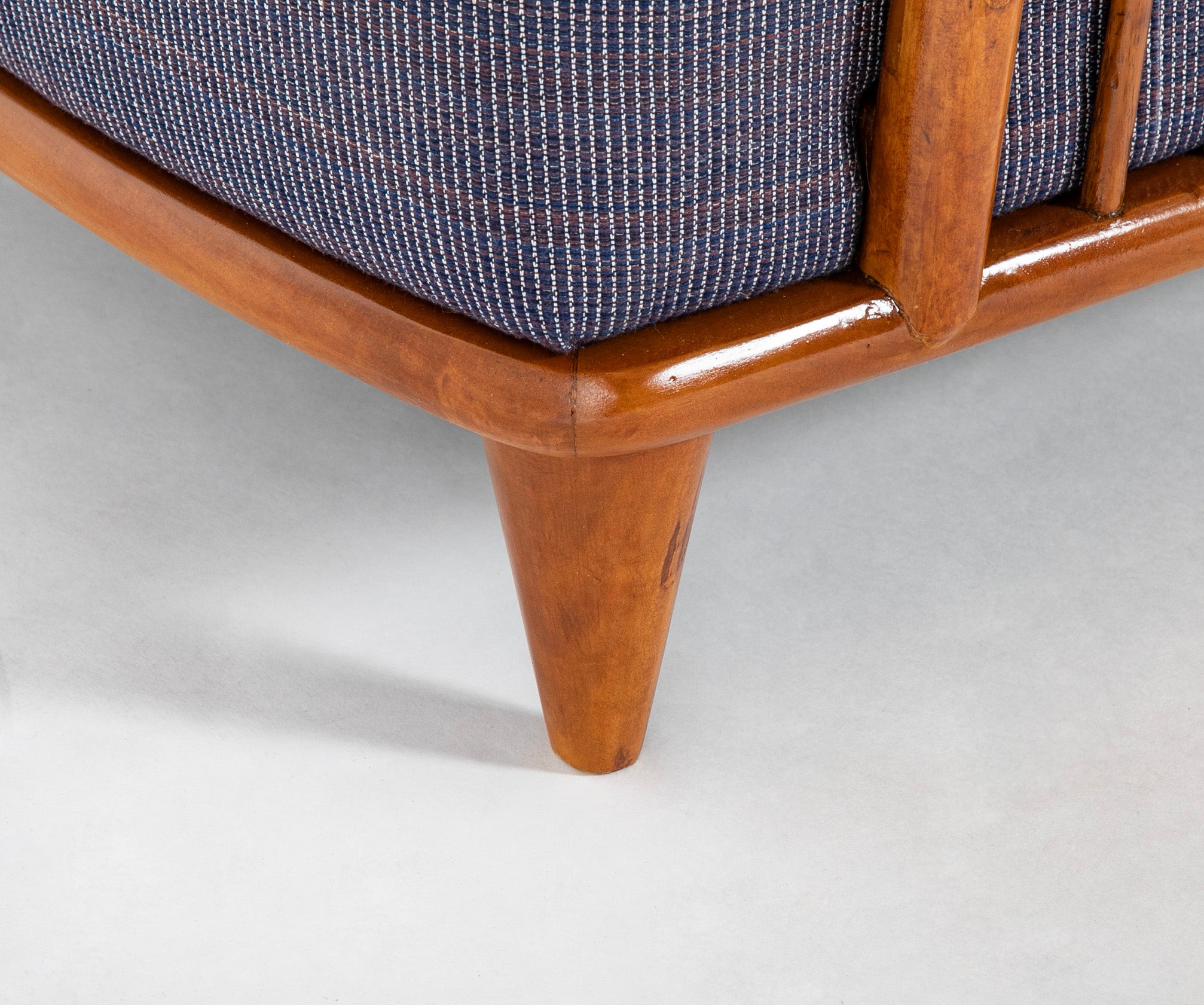 Armchair Attributed to Paolo Buffa with Open Vertical Dowels in Arms