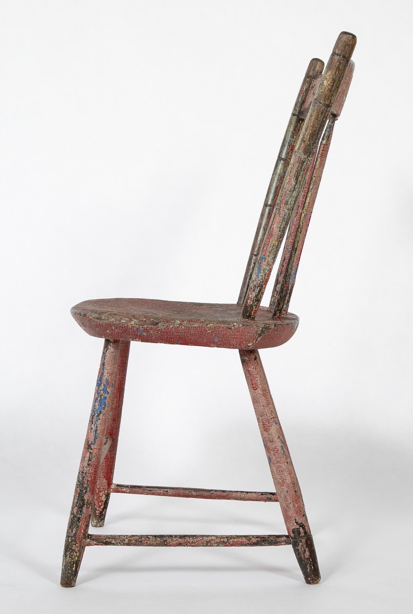 A 19th Century "Chippy Chair" of Painted Wood