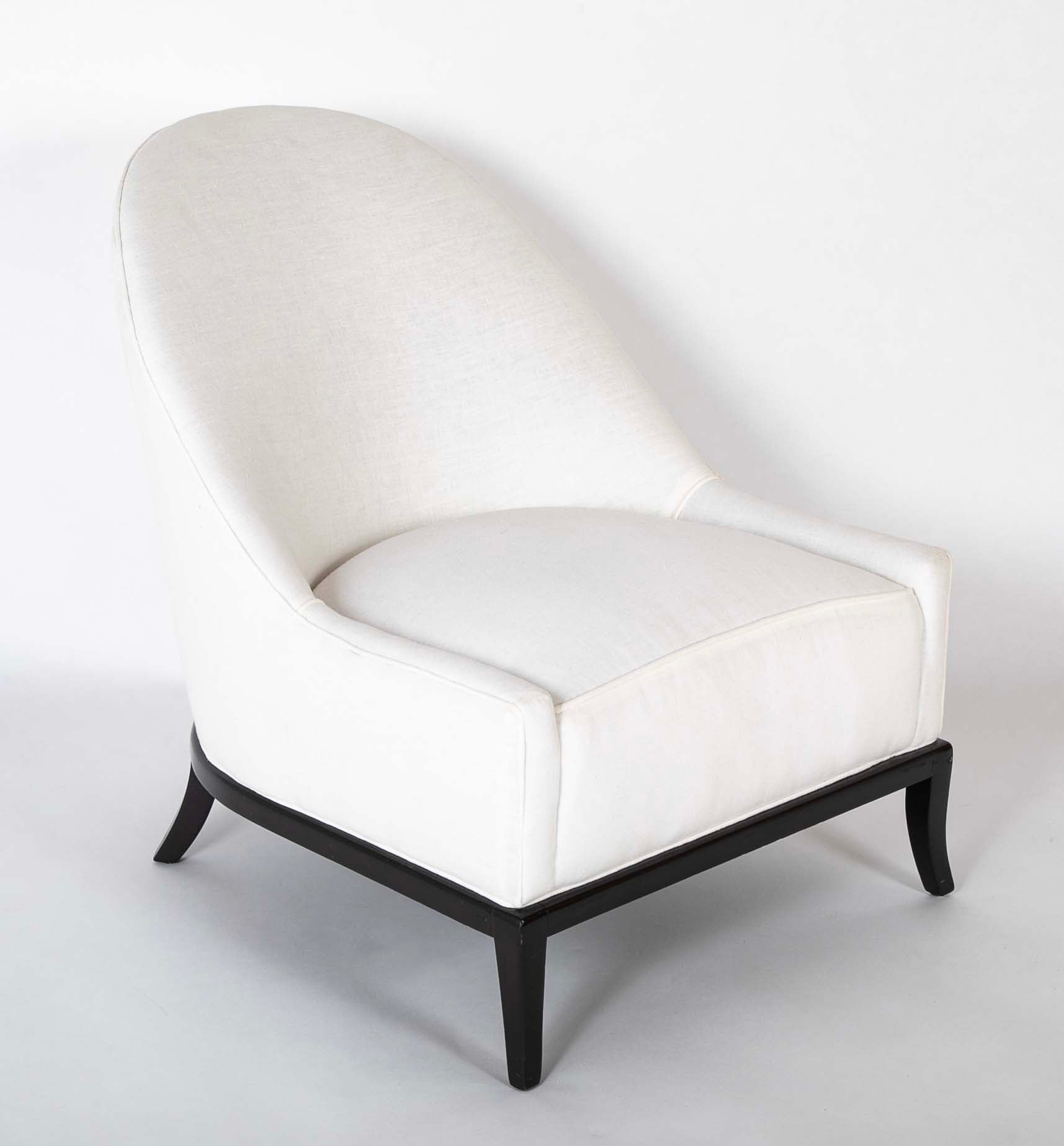 A T.H. Robsjohn-Gibbings for Widdicomb Chair and Ottoman