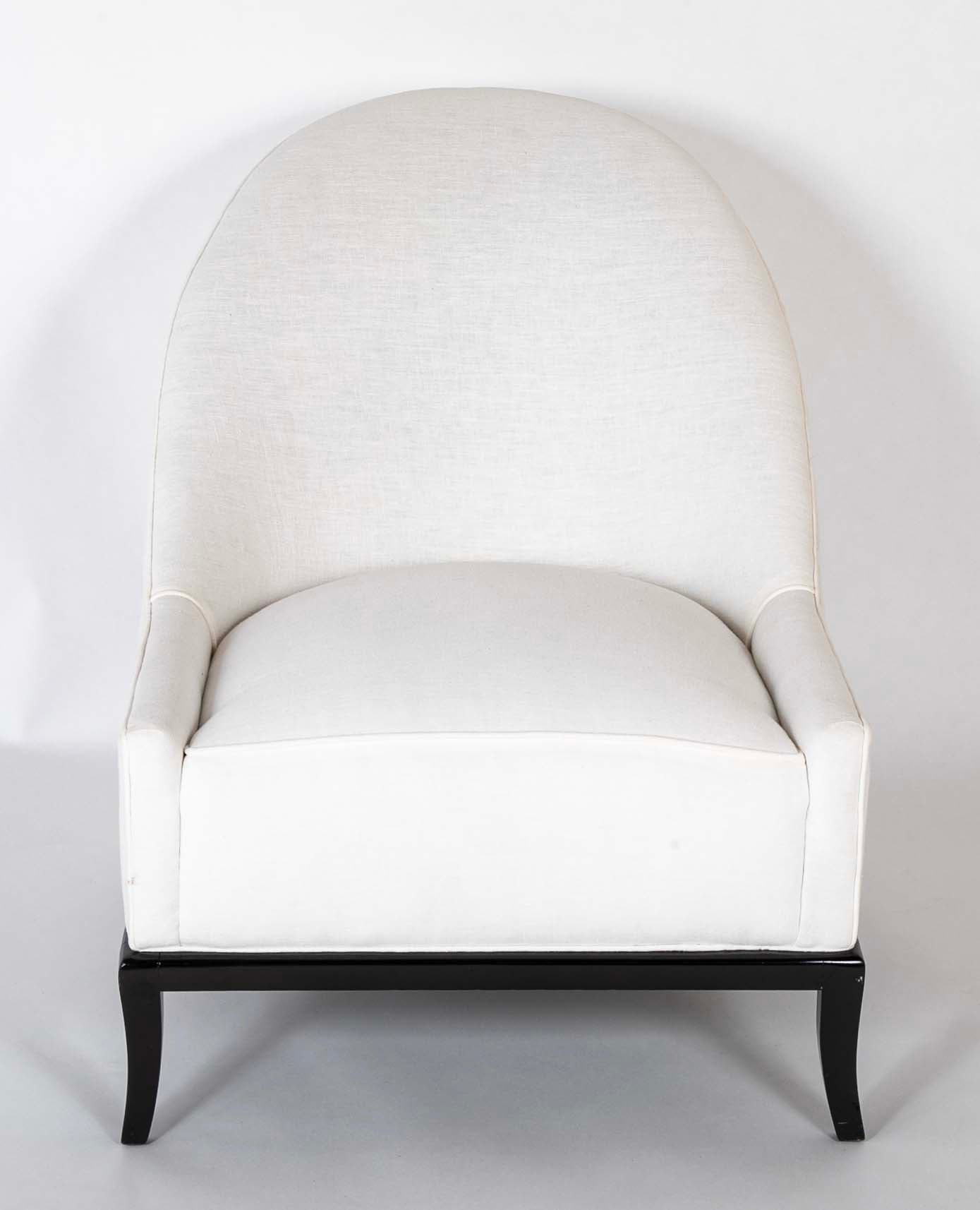 A T.H. Robsjohn-Gibbings for Widdicomb Chair and Ottoman