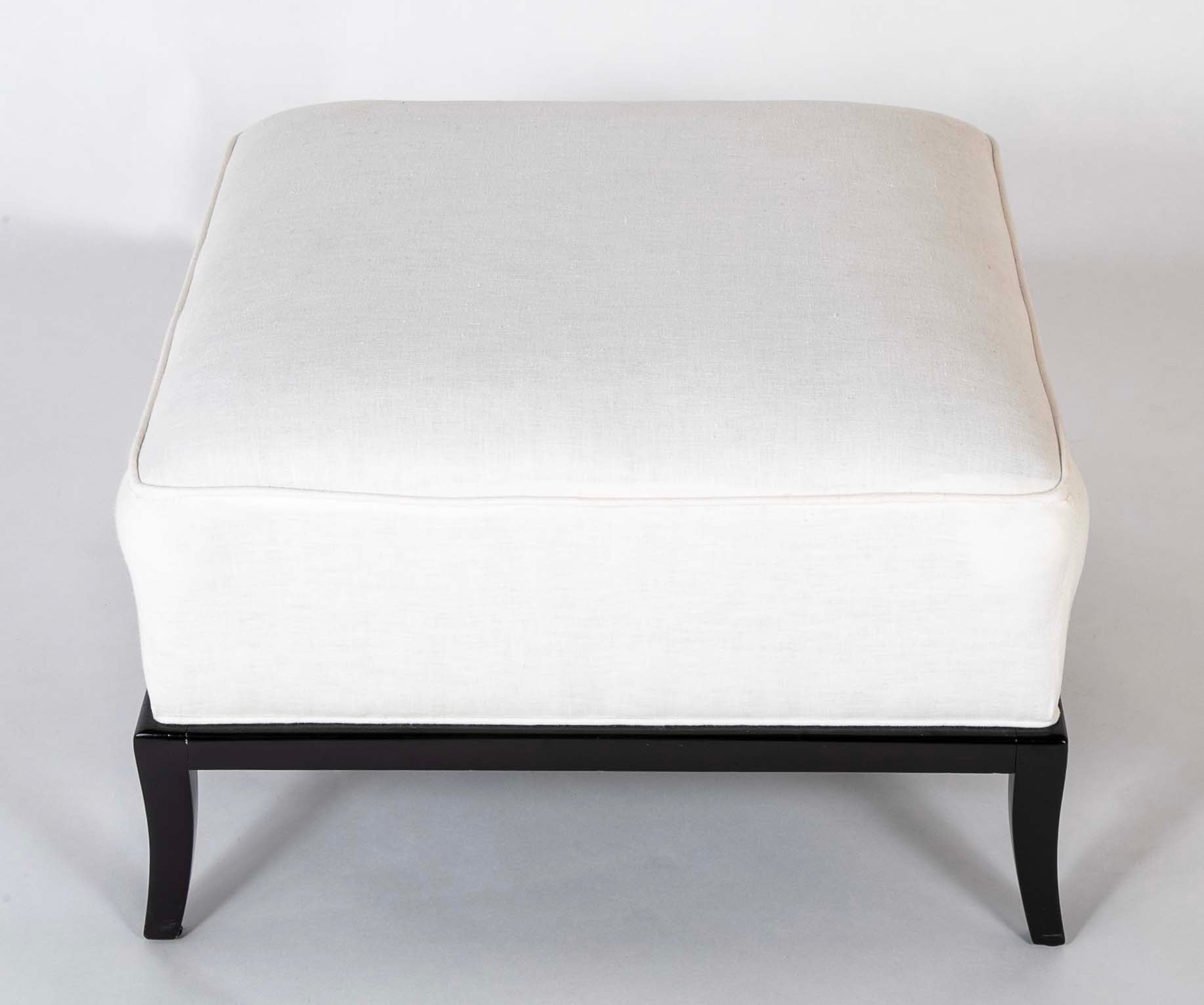 A T.H. Robsjohn-Gibbings for Widdicomb Chair and Ottoman