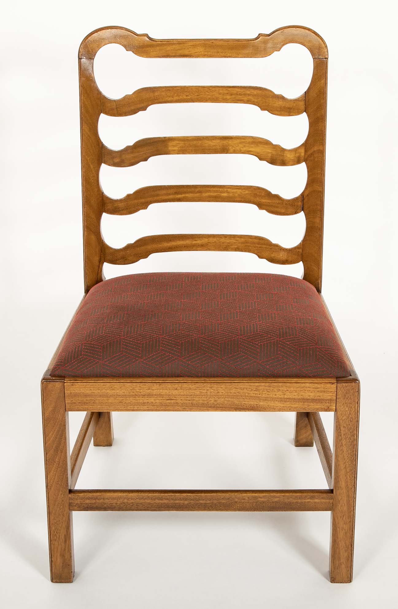 Set of 6 Oak Ladderback Chairs by Whytock & Reid of Edinburgh