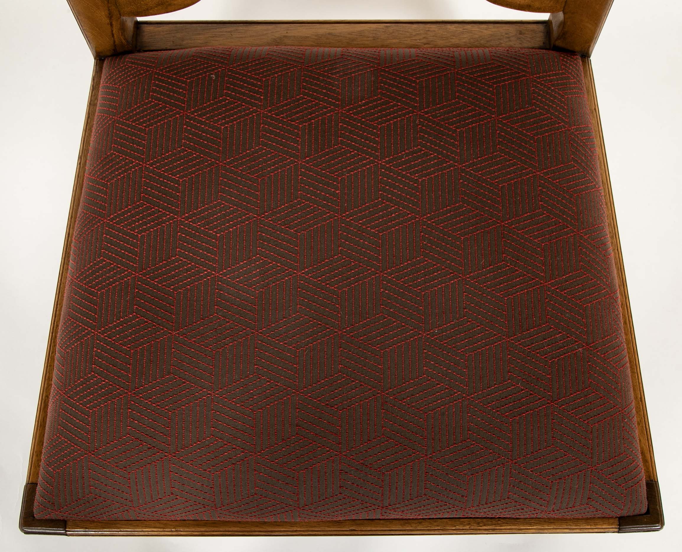 Set of 6 Oak Ladderback Chairs by Whytock & Reid of Edinburgh