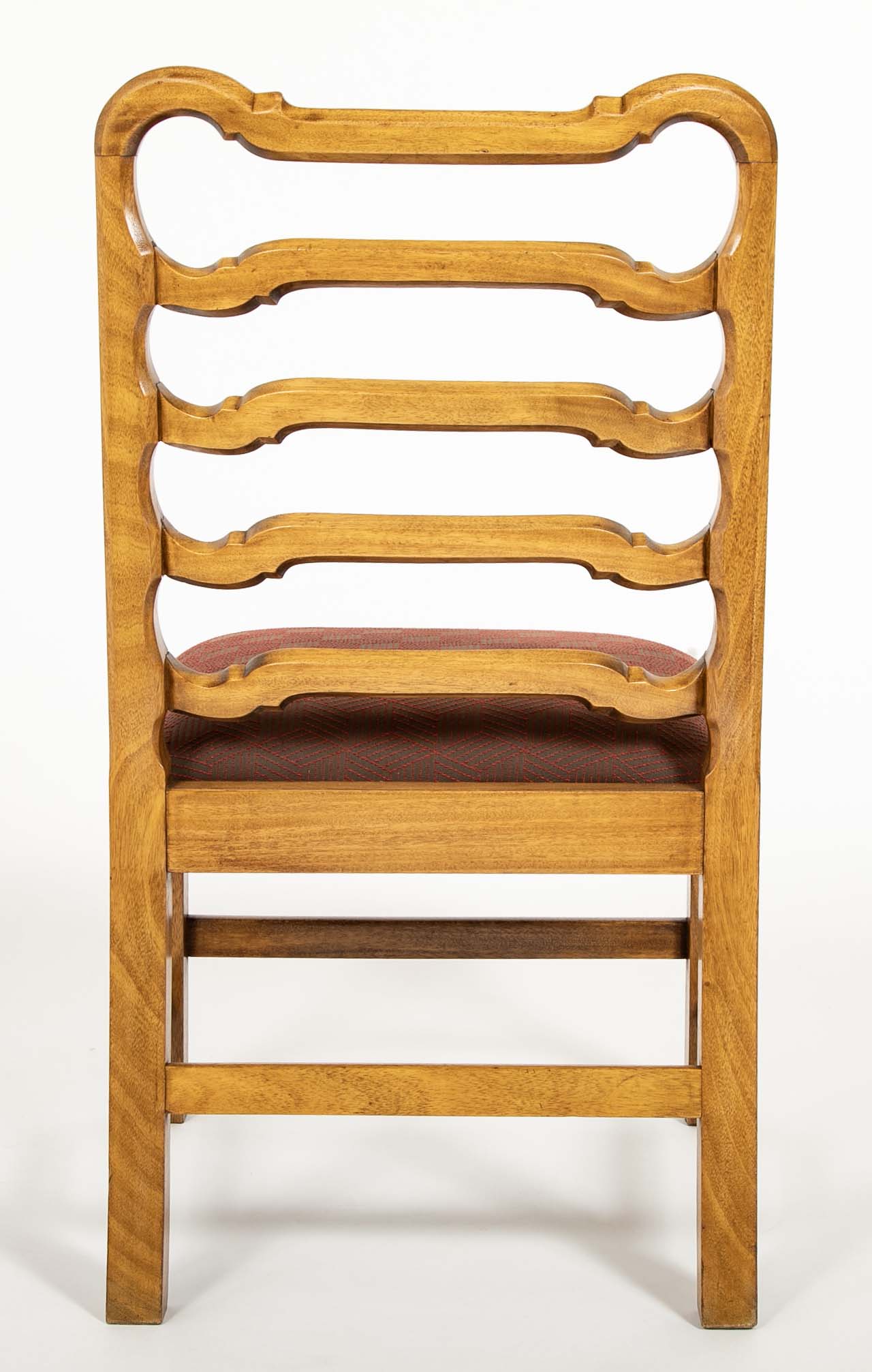 Set of 6 Oak Ladderback Chairs by Whytock & Reid of Edinburgh
