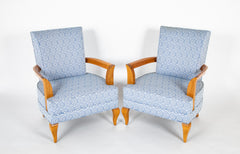 Pair of Mid-Century Jean Pascaud Armchairs