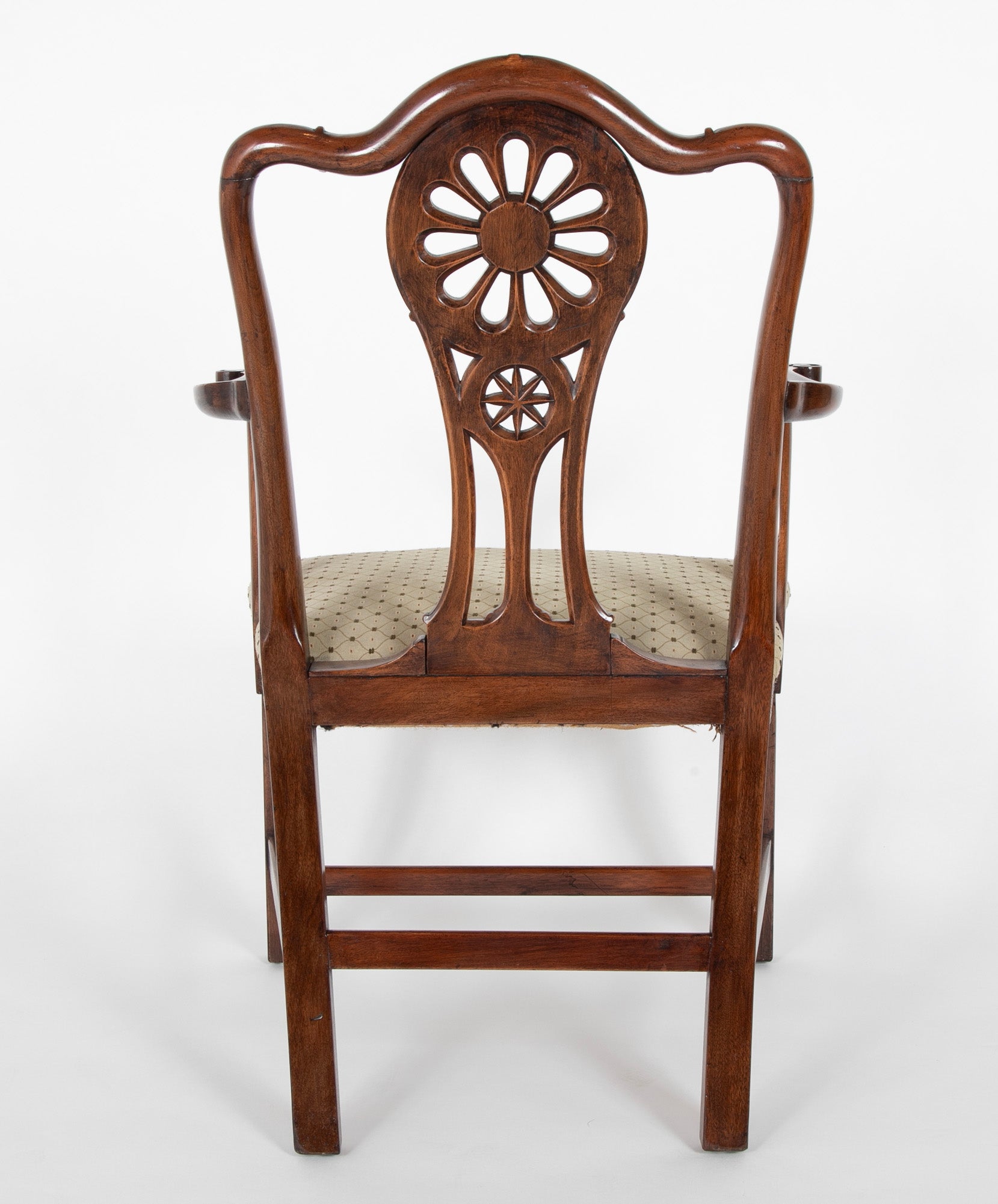 Set of Eight George III Mahogany Dining Chairs