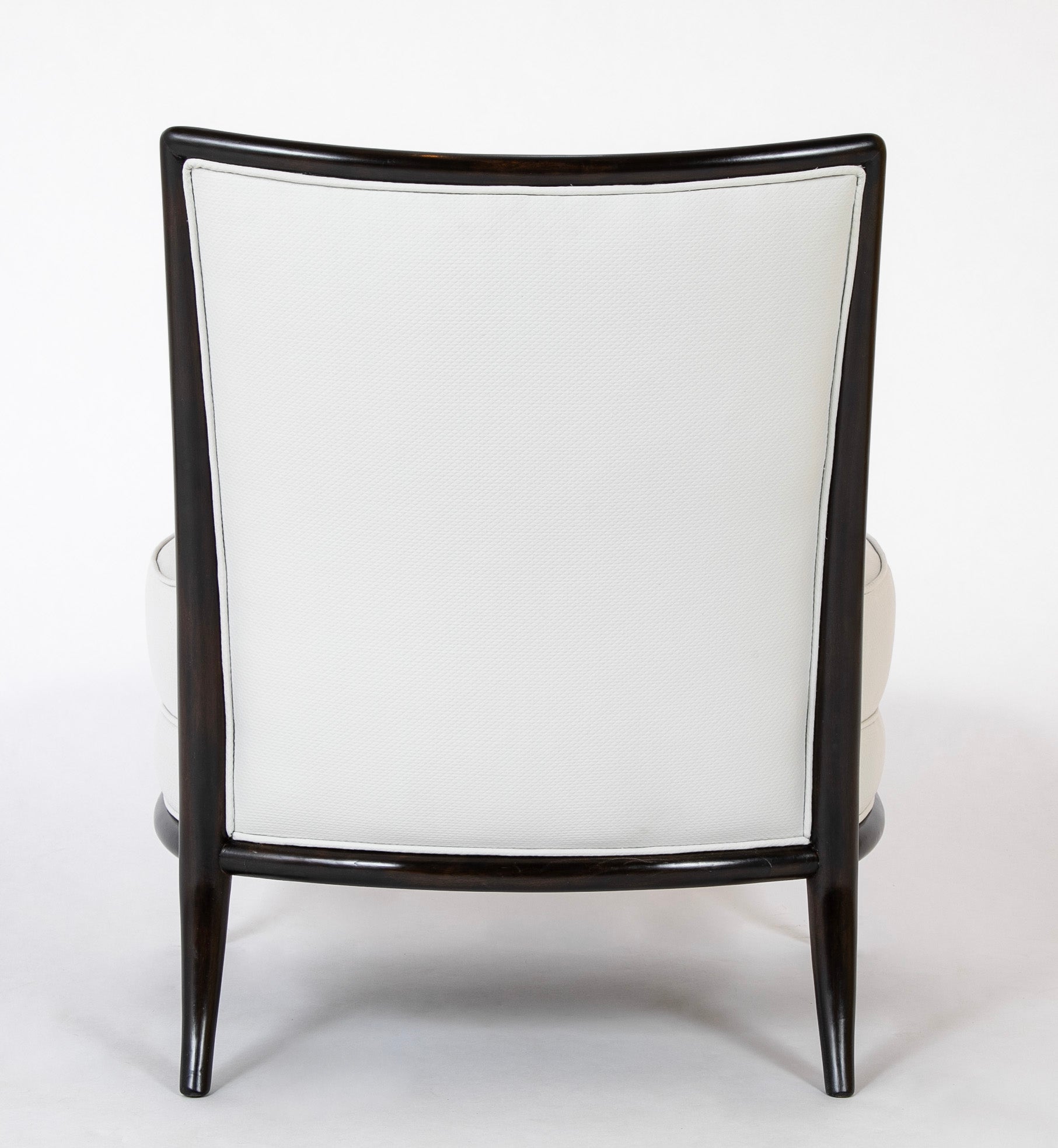 Pair of Ebonized Slipper Chairs by Robsjohn-Gibbings