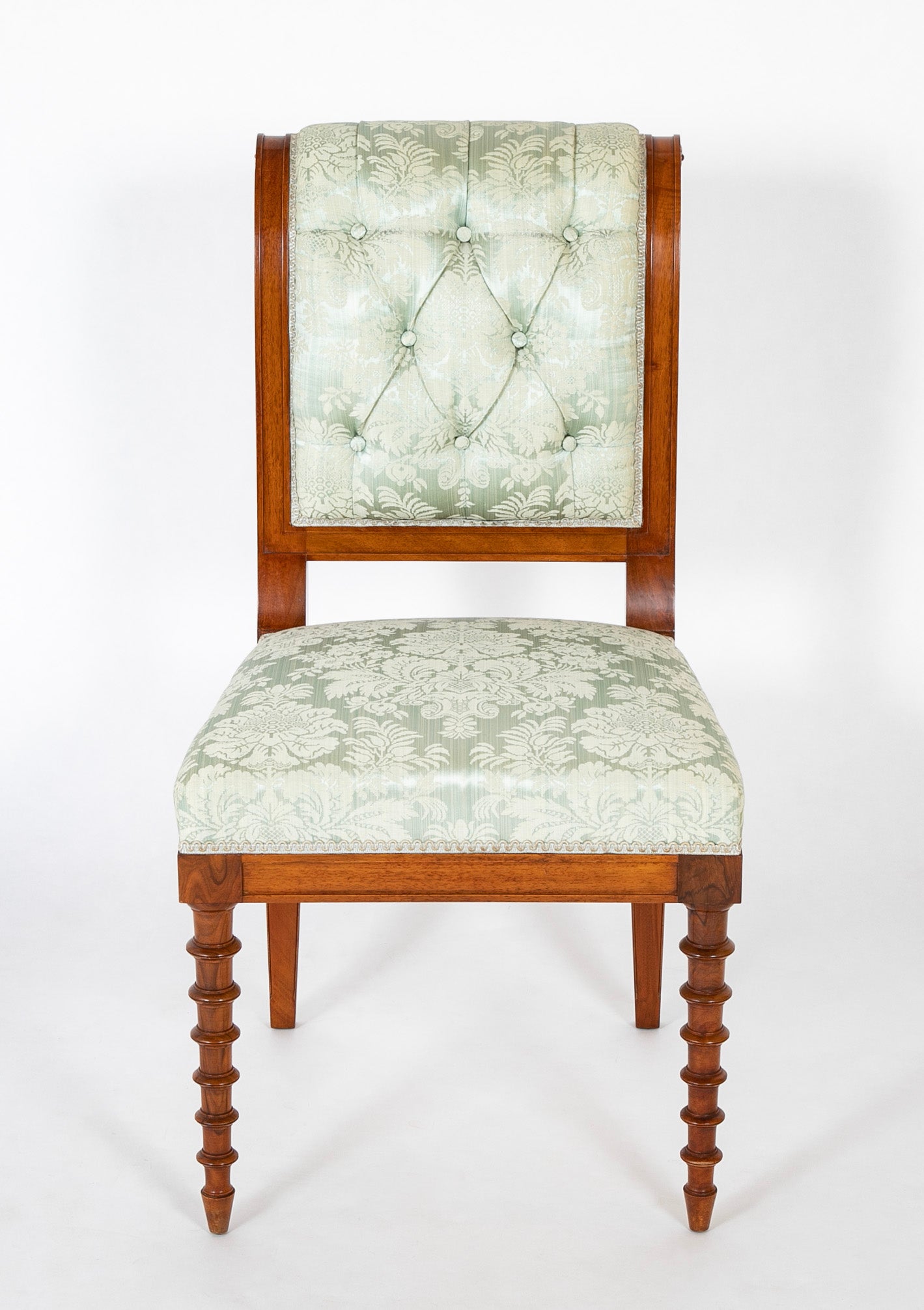 A Pair of French Mahogany Louis Philippe Side Chairs