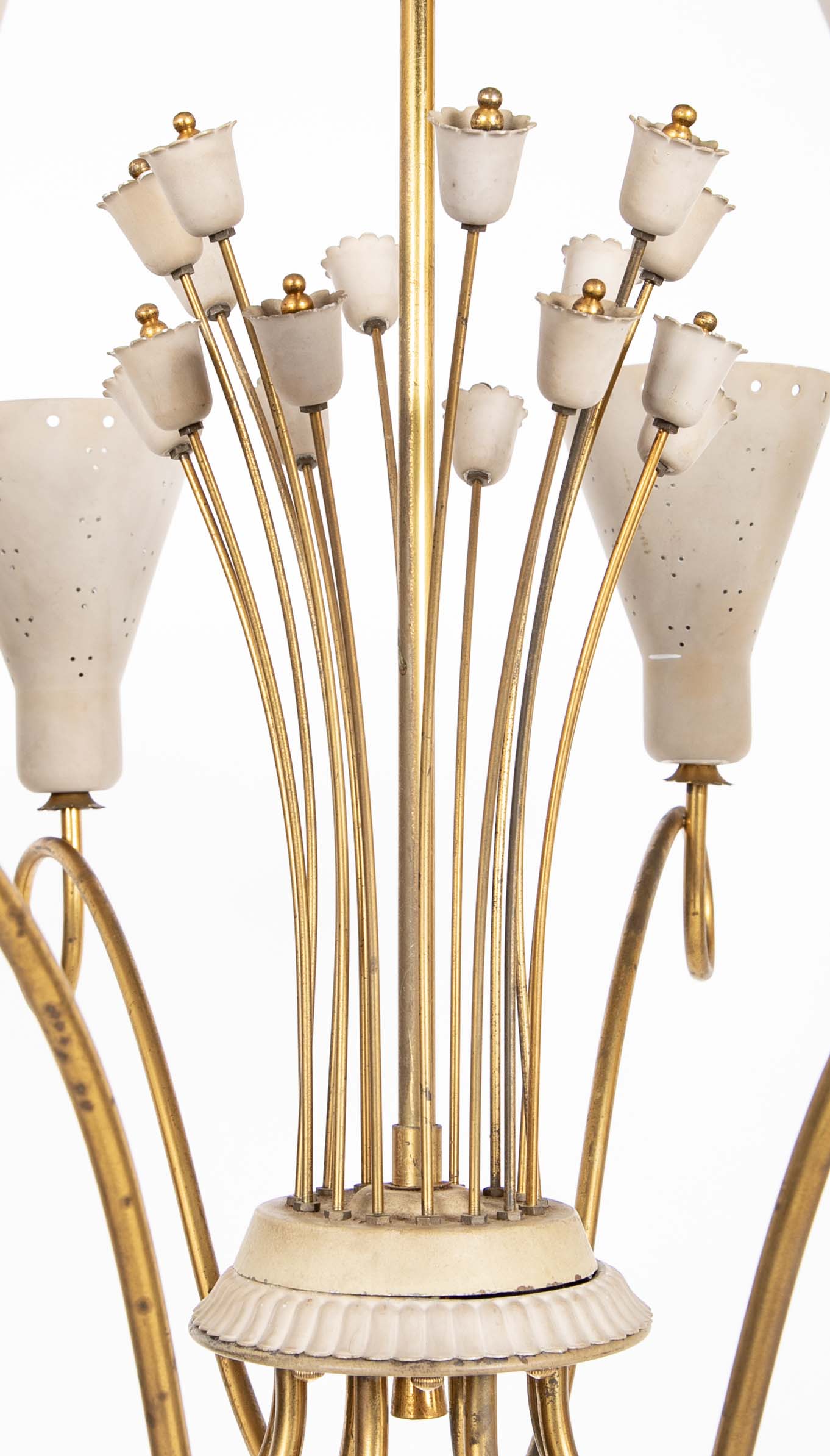 Mid-Century Chandelier by Paavo Tynell for Lightolier