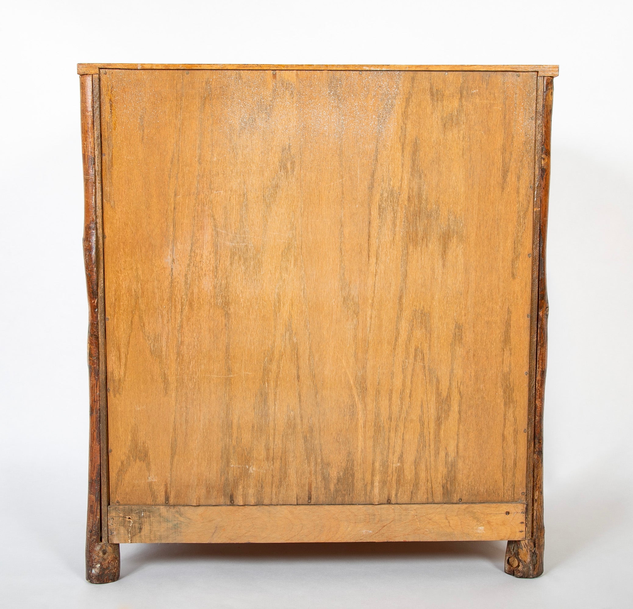 A Three Drawer Hand Crafted Oak Chest by Old Hickory Furniture