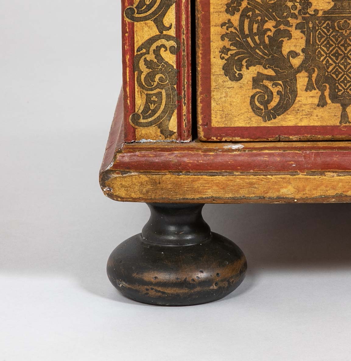 Venetian Baroque Decoupage & Polychrome Painted Chest