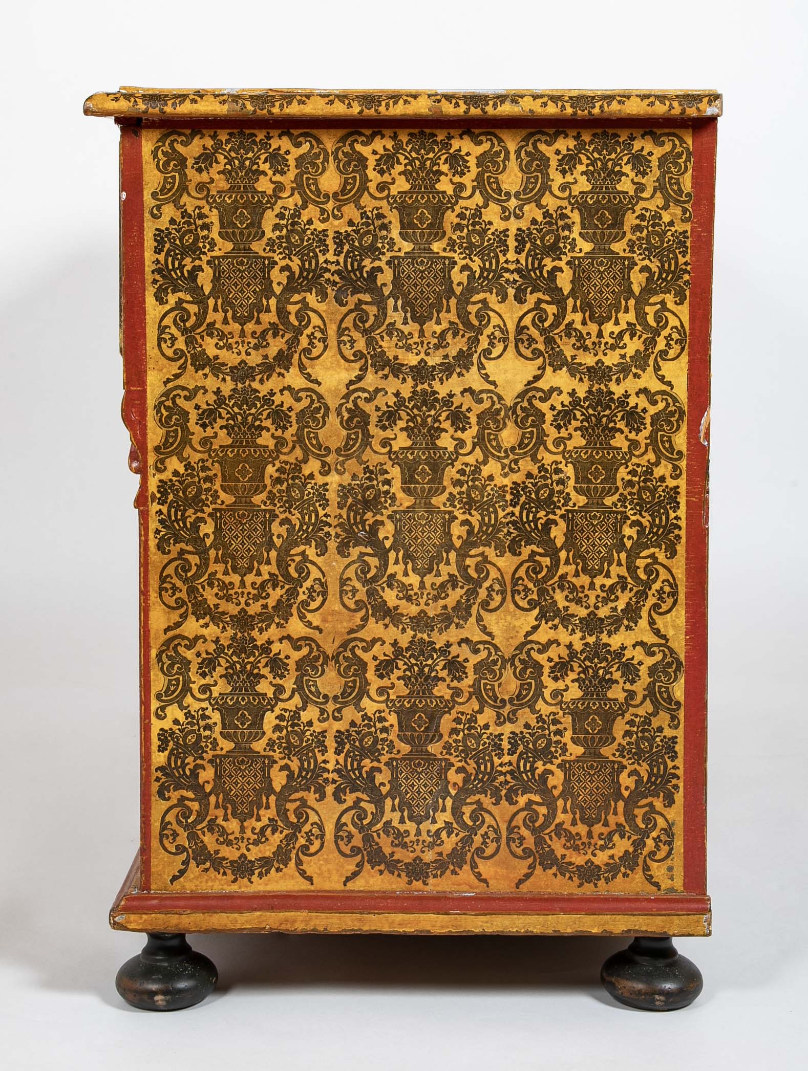 Venetian Baroque Decoupage & Polychrome Painted Chest