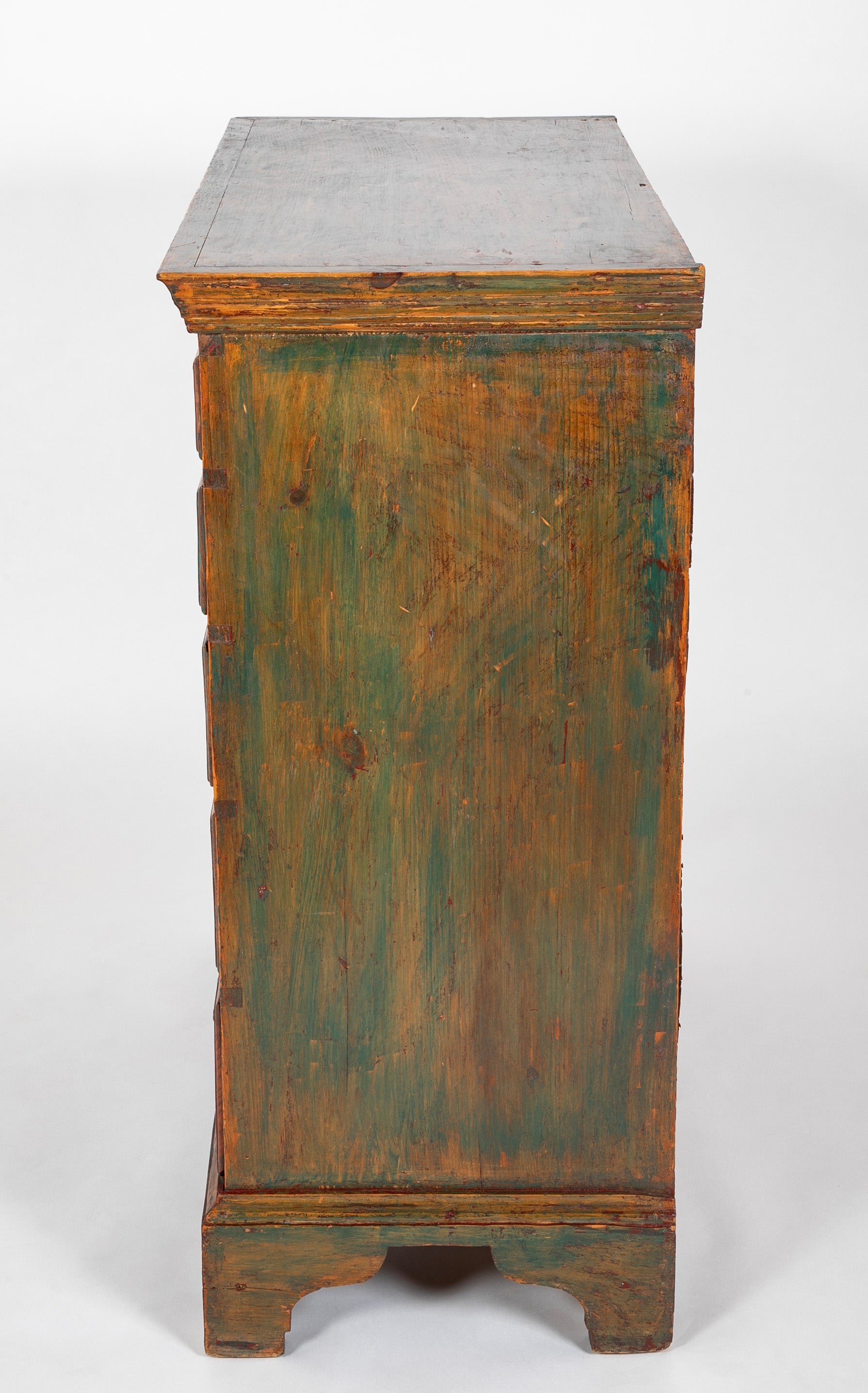 Chippendale Pine Chest Of Drawers