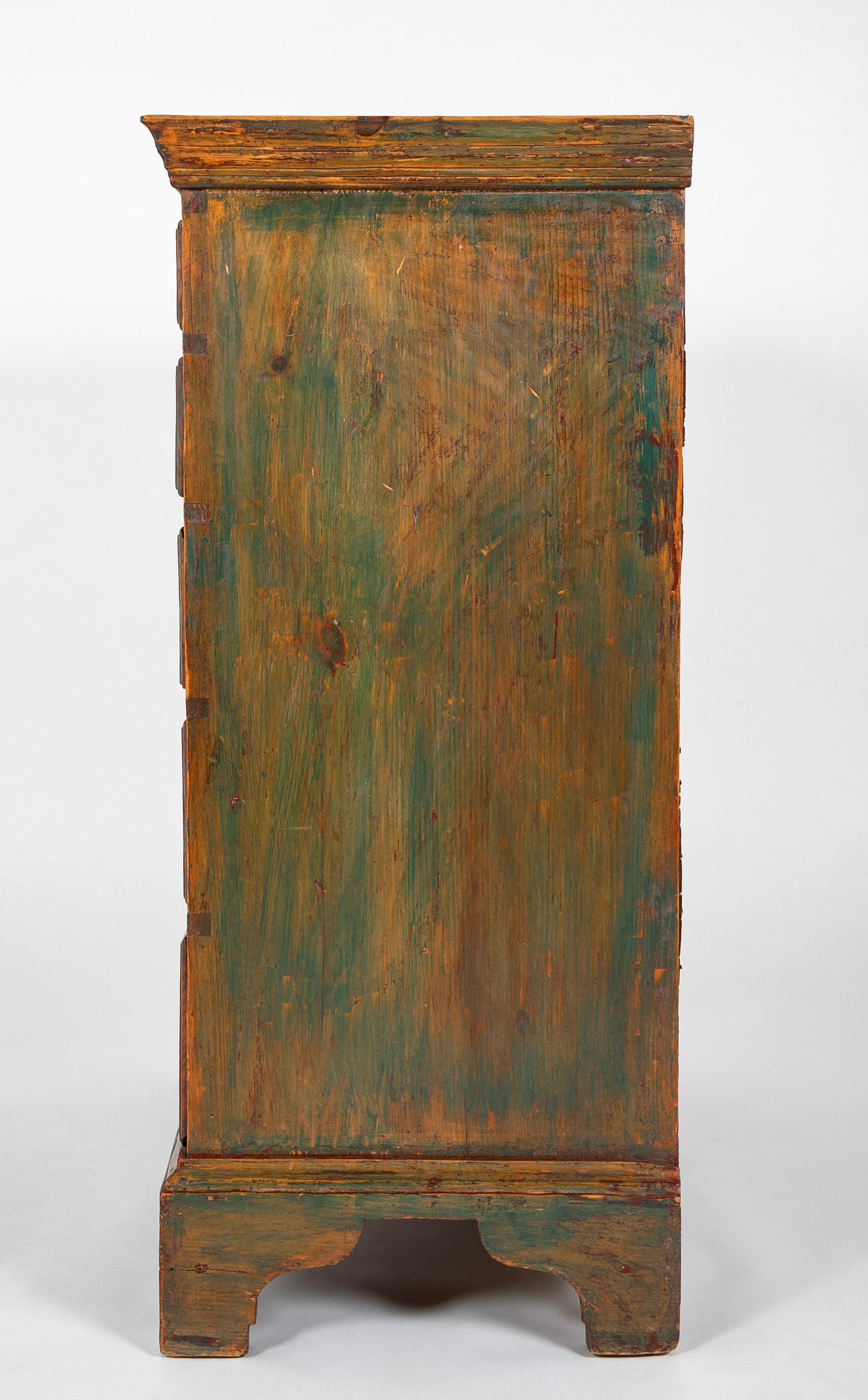 Chippendale Pine Chest Of Drawers