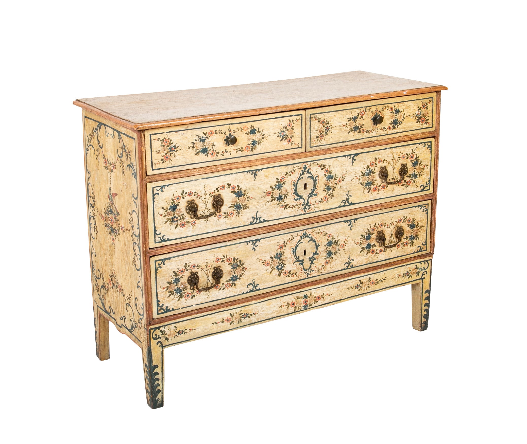 18th Century Italian Venetian Painted Commode