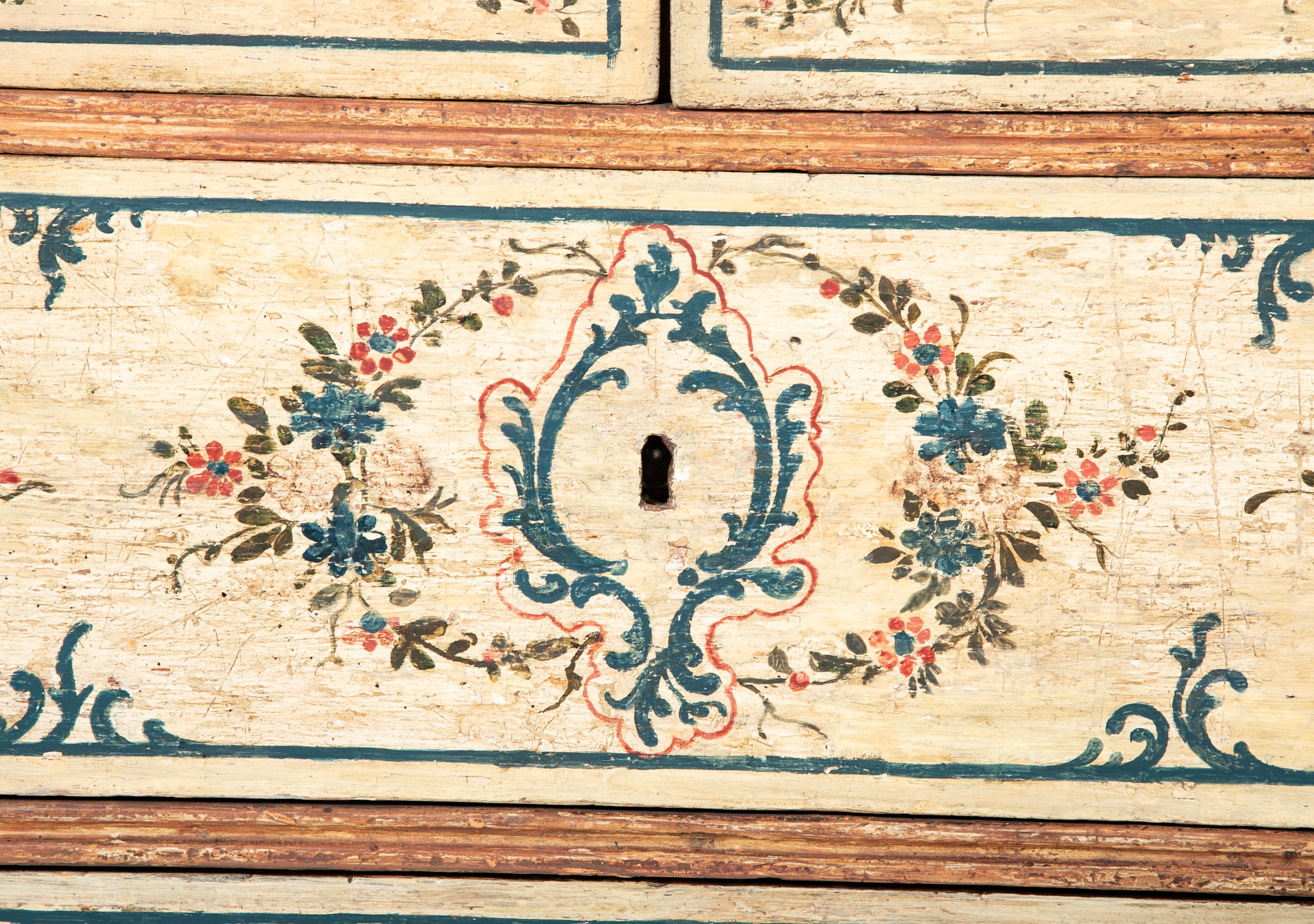 18th Century Italian Venetian Painted Commode
