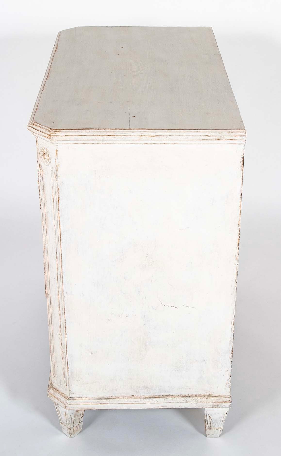 Pair of Gustavian Painted Chests of Drawers