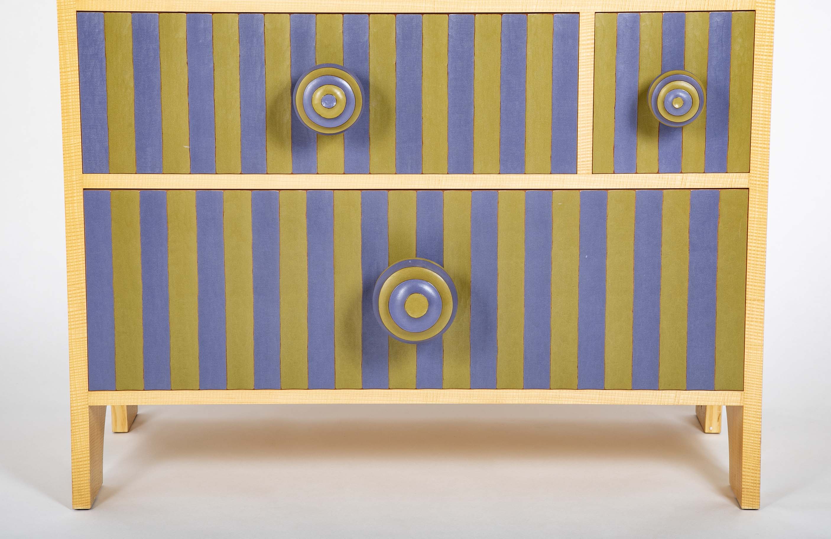 Pair of Dressers in Lacquered Wood by Tom Loeser (American b. 1956)