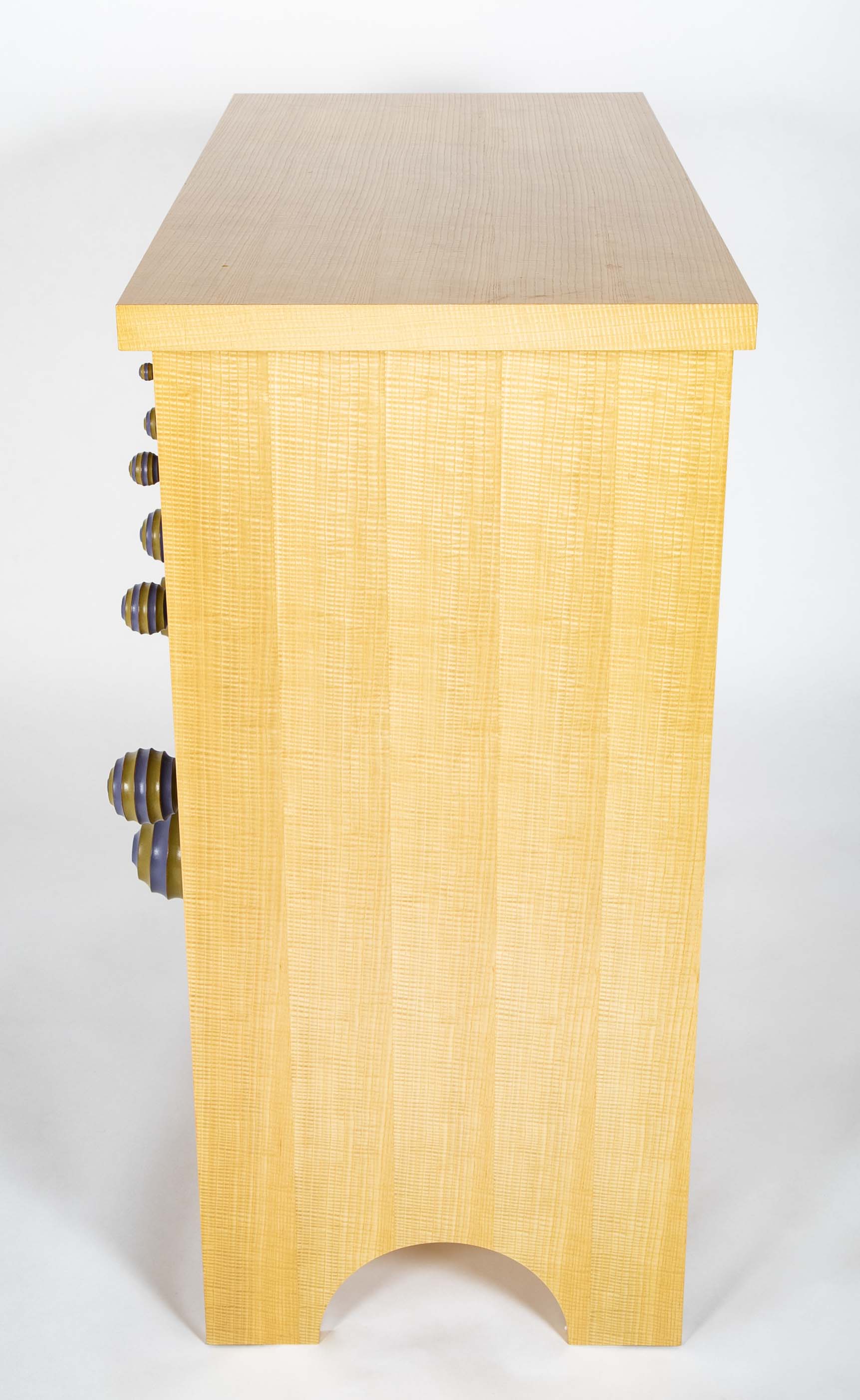 Pair of Dressers in Lacquered Wood by Tom Loeser (American b. 1956)