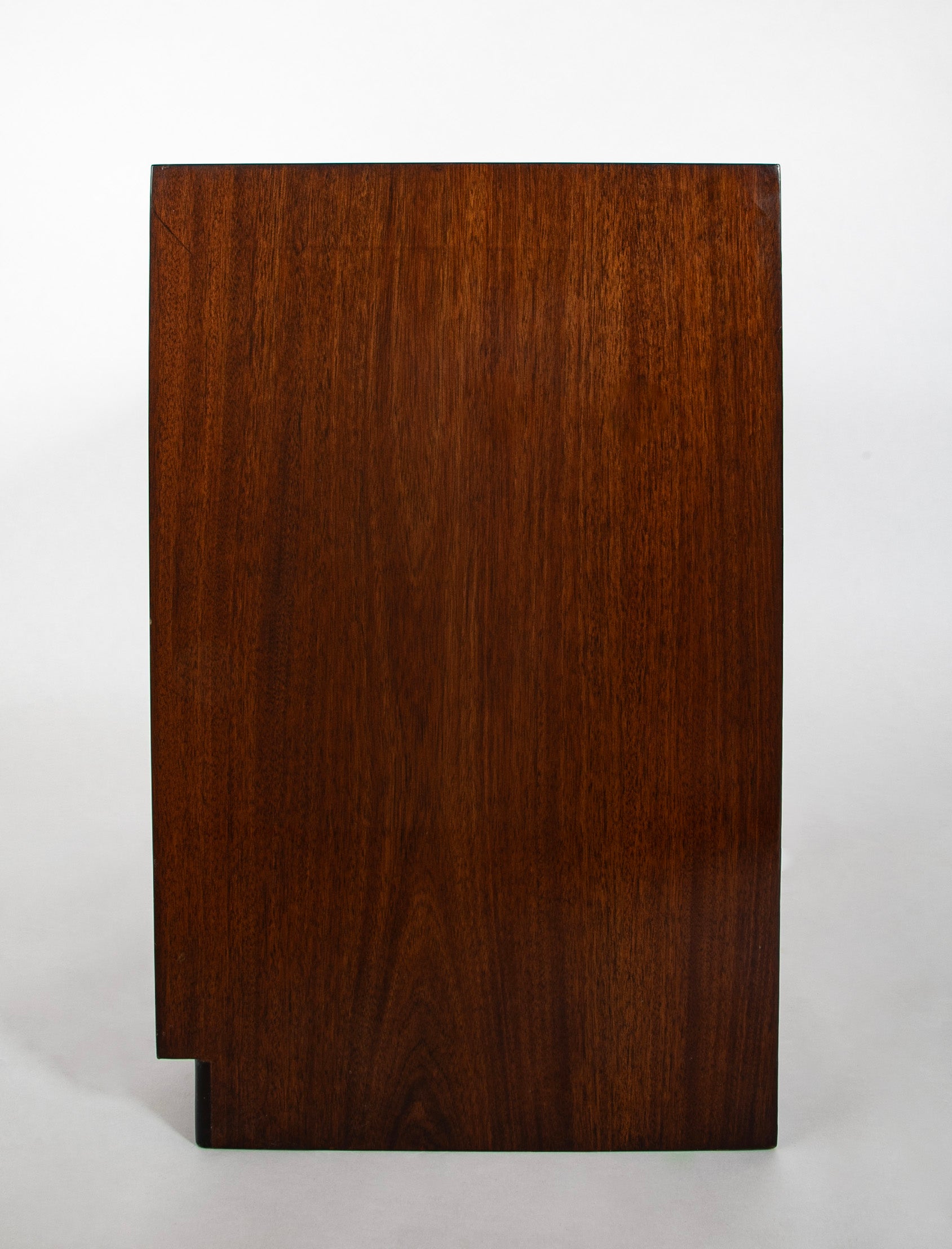 Pair of T. H. Robsjohn-Gibbings Mahogany Three Drawer Chests
