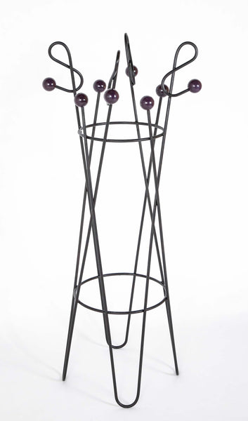 Bent Black Lacquered Metal 