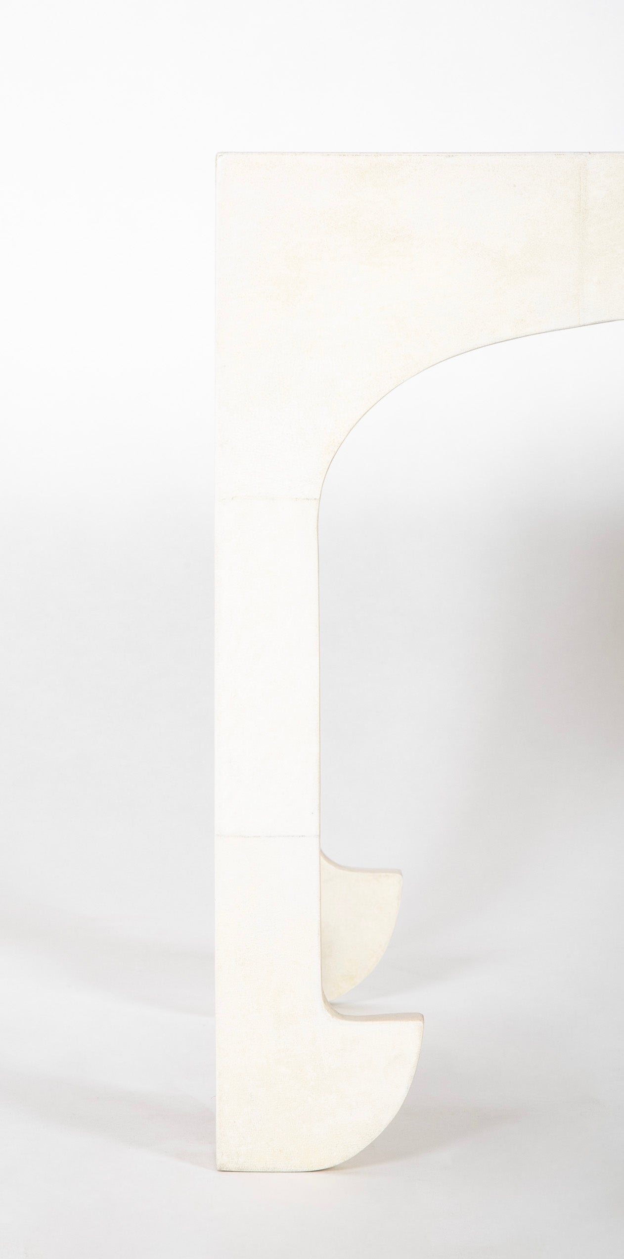 Jean Michel Frank Style Low Table Clad in Parchment