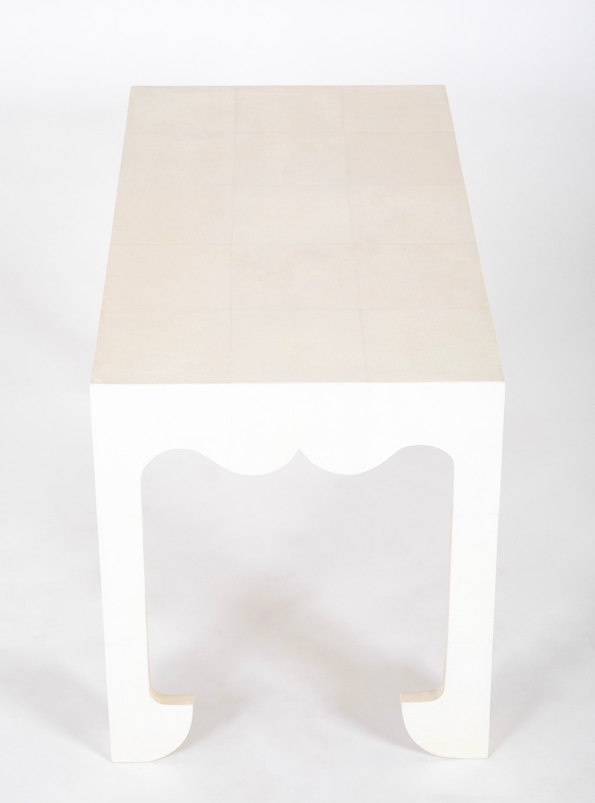 Jean Michel Frank Style Low Table Clad in Parchment