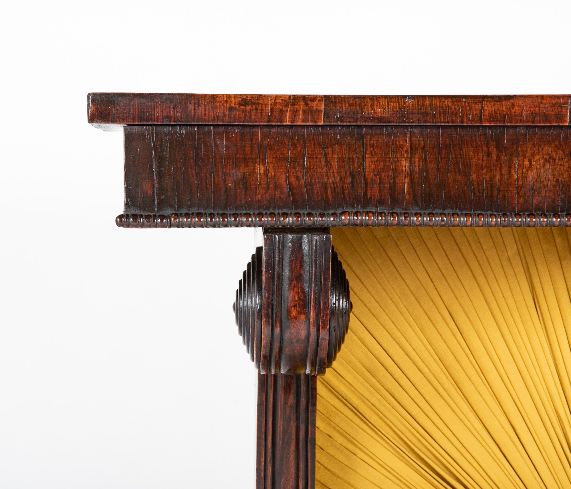 Pair of Late English William IV Carved Console Tables