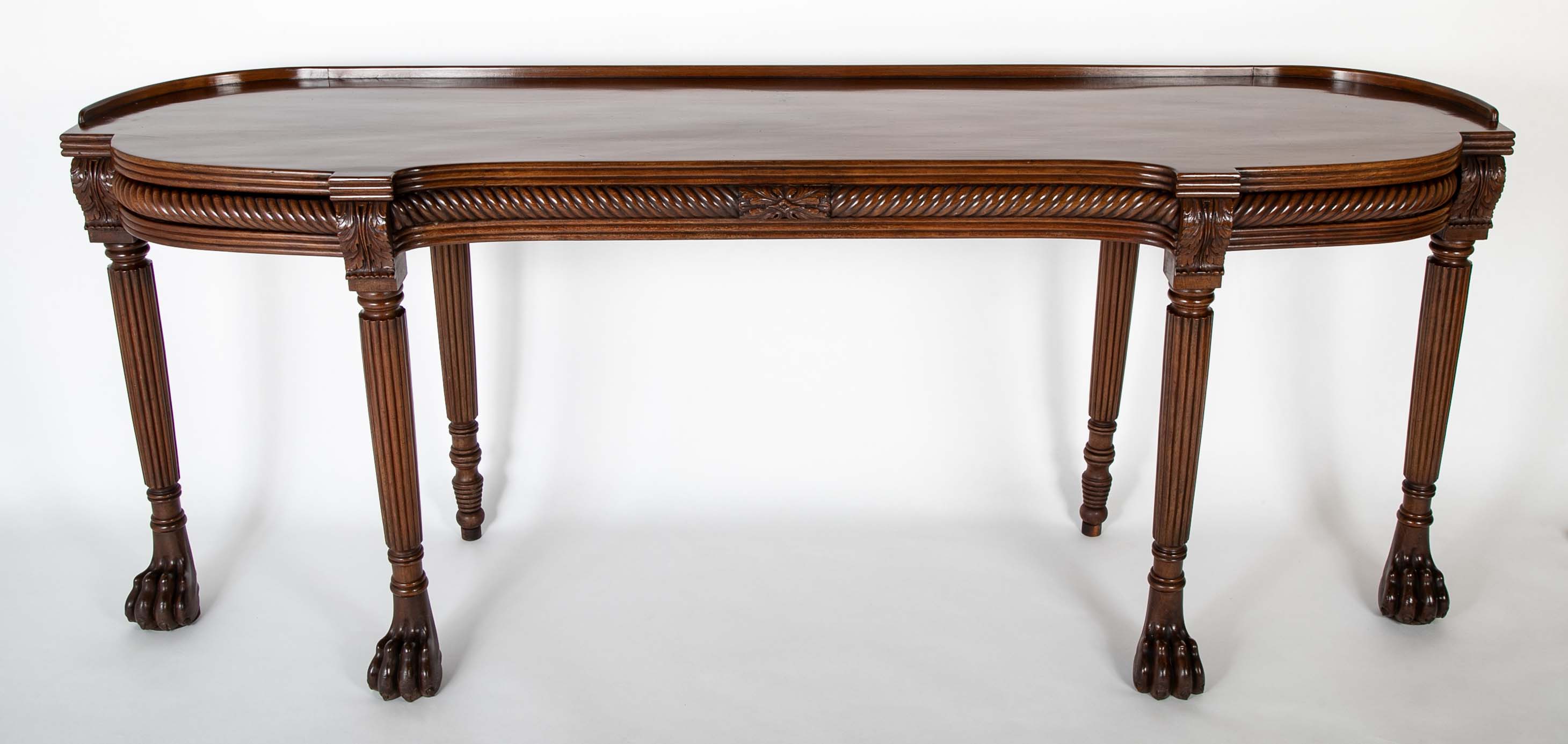 Fine English Regency Period Mahogany Serving Table