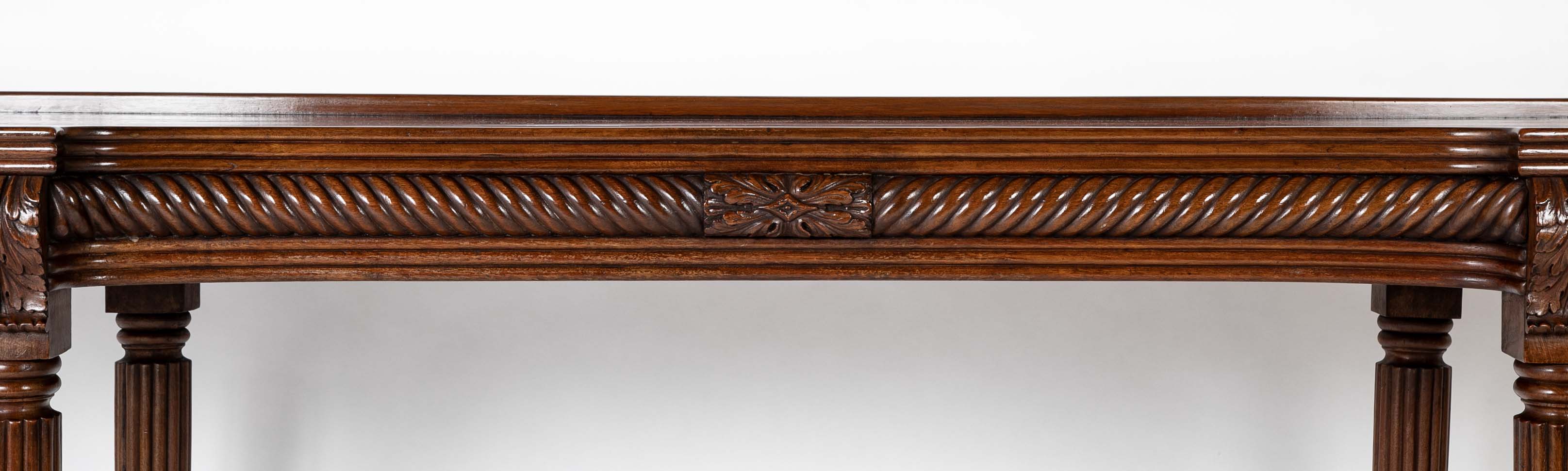 Fine English Regency Period Mahogany Serving Table