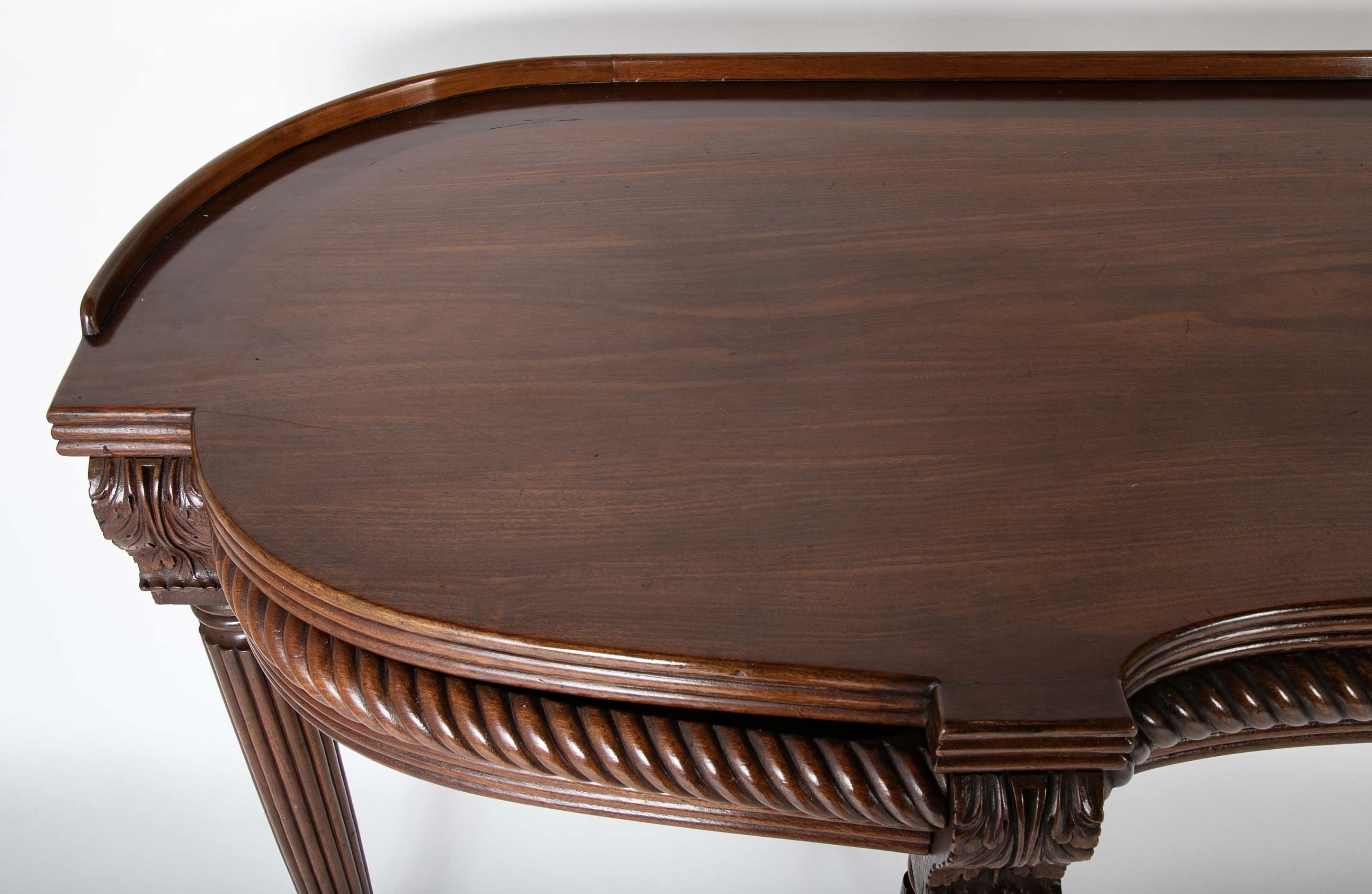 Fine English Regency Period Mahogany Serving Table