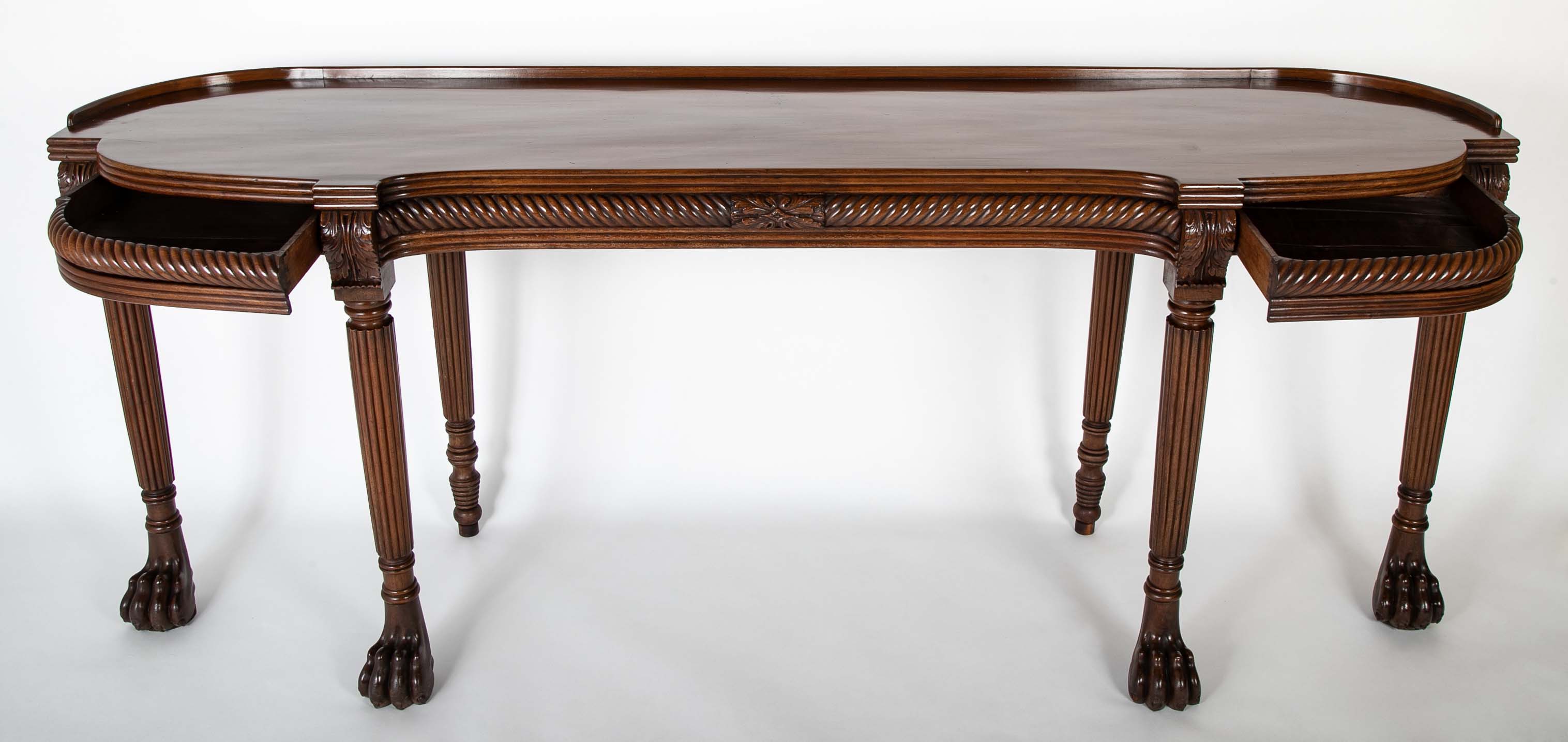 Fine English Regency Period Mahogany Serving Table