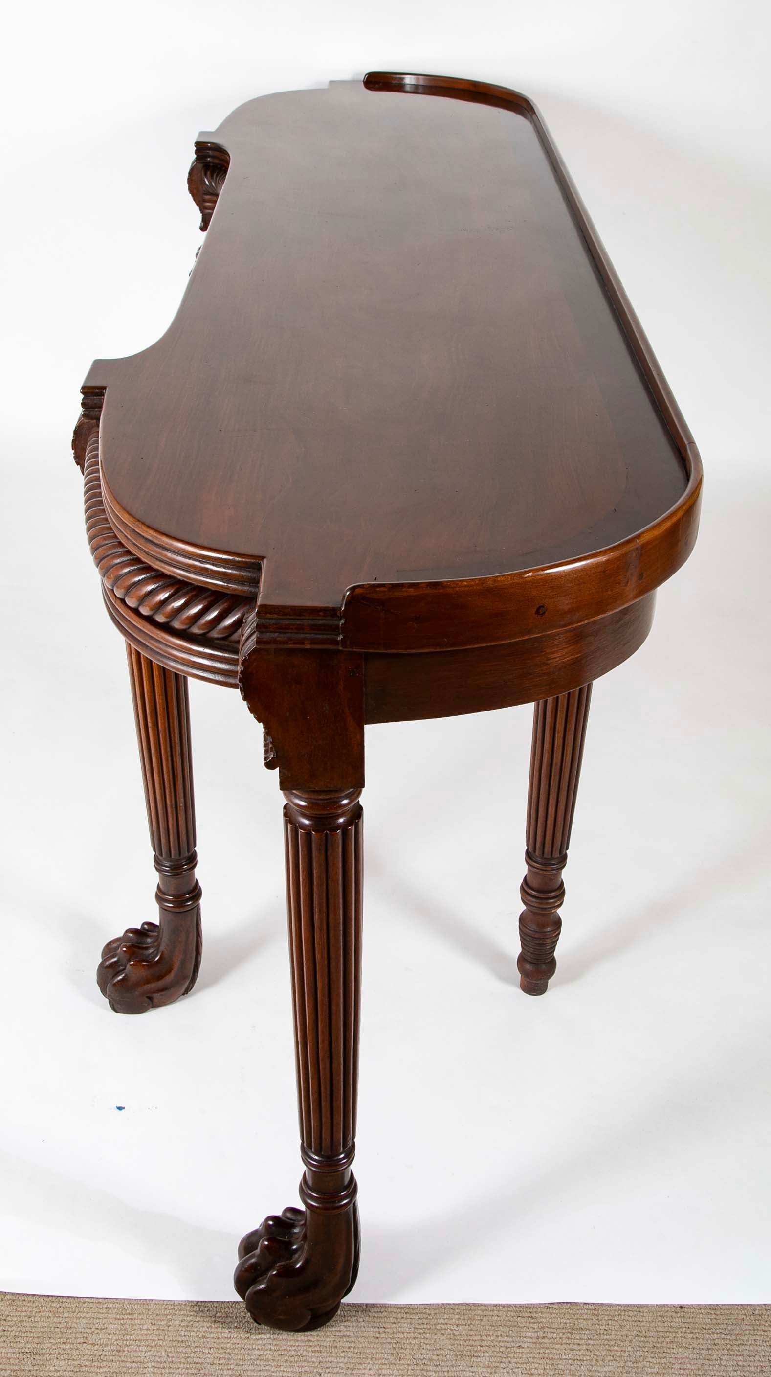 Fine English Regency Period Mahogany Serving Table