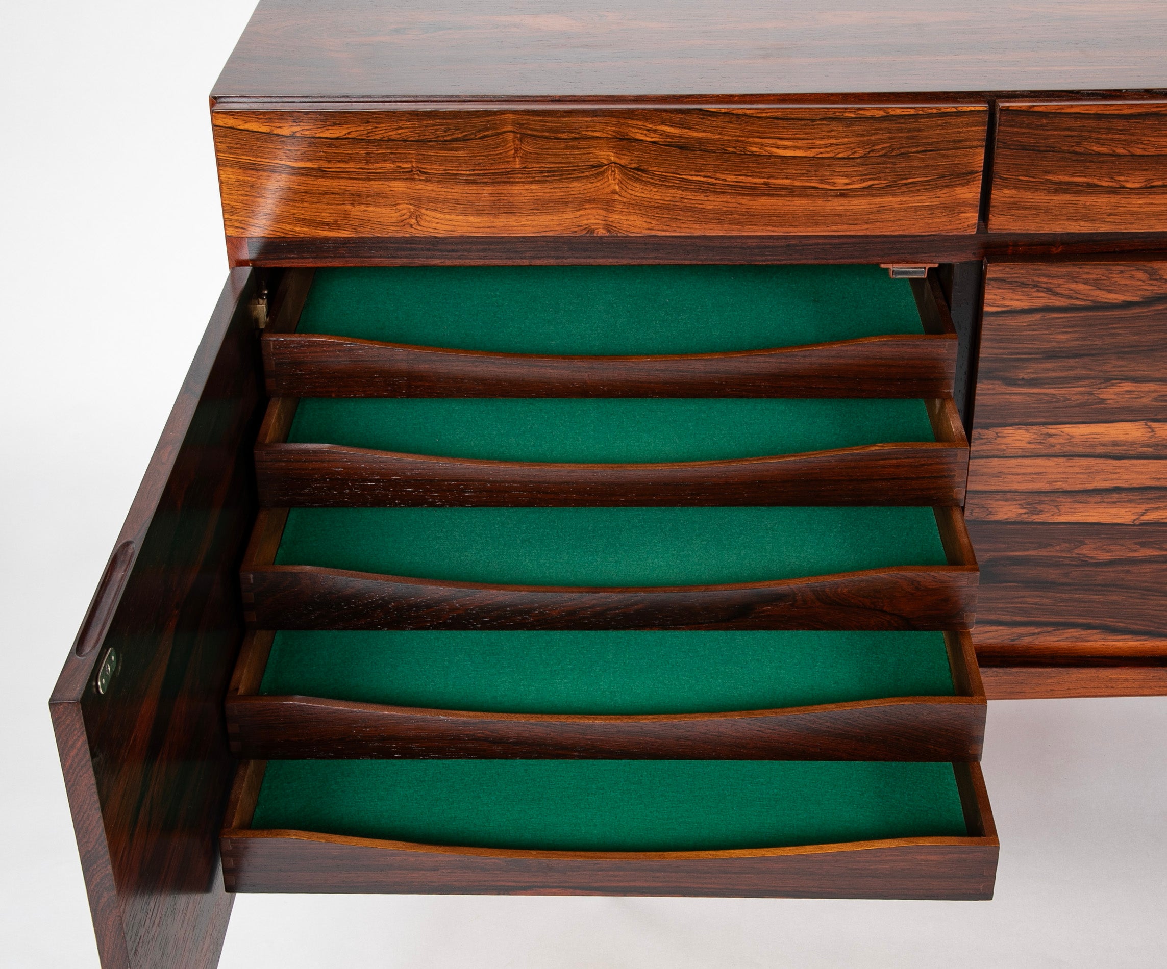 Ib Koford-Larsen Model FA 66 Rosewood Credenza for Faarup Mobelfabrik
