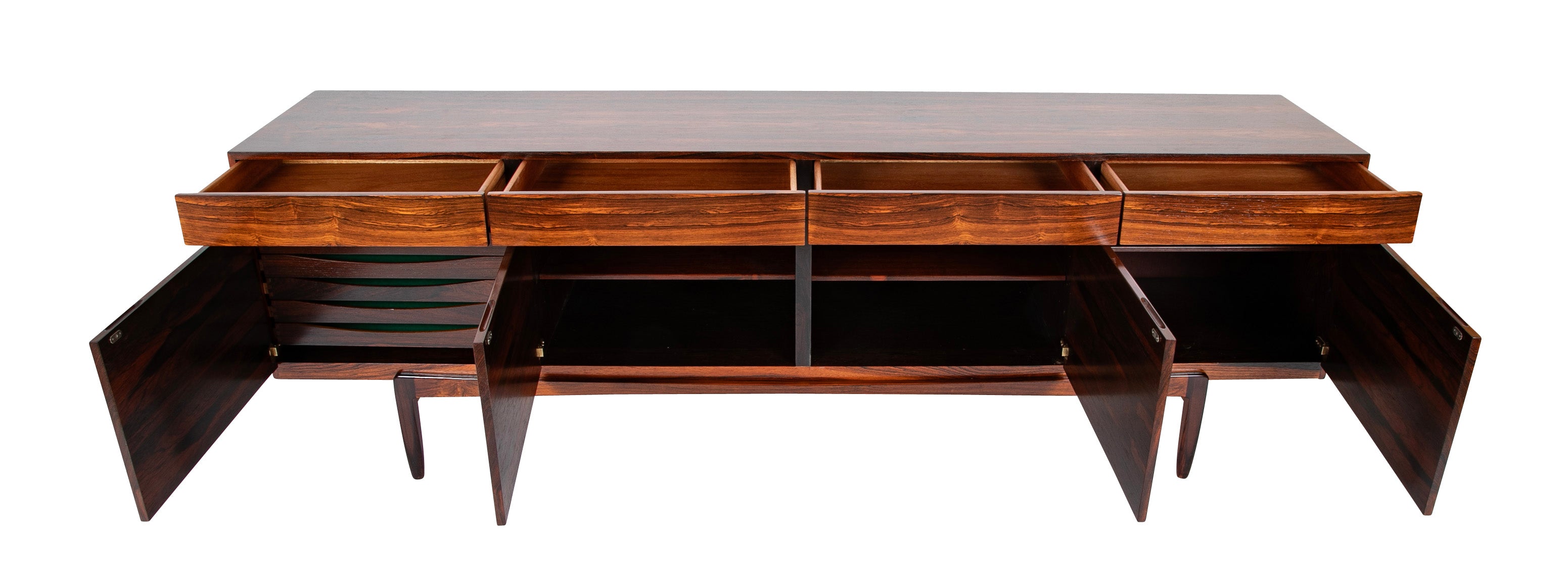 Ib Koford-Larsen Model FA 66 Rosewood Credenza for Faarup Mobelfabrik