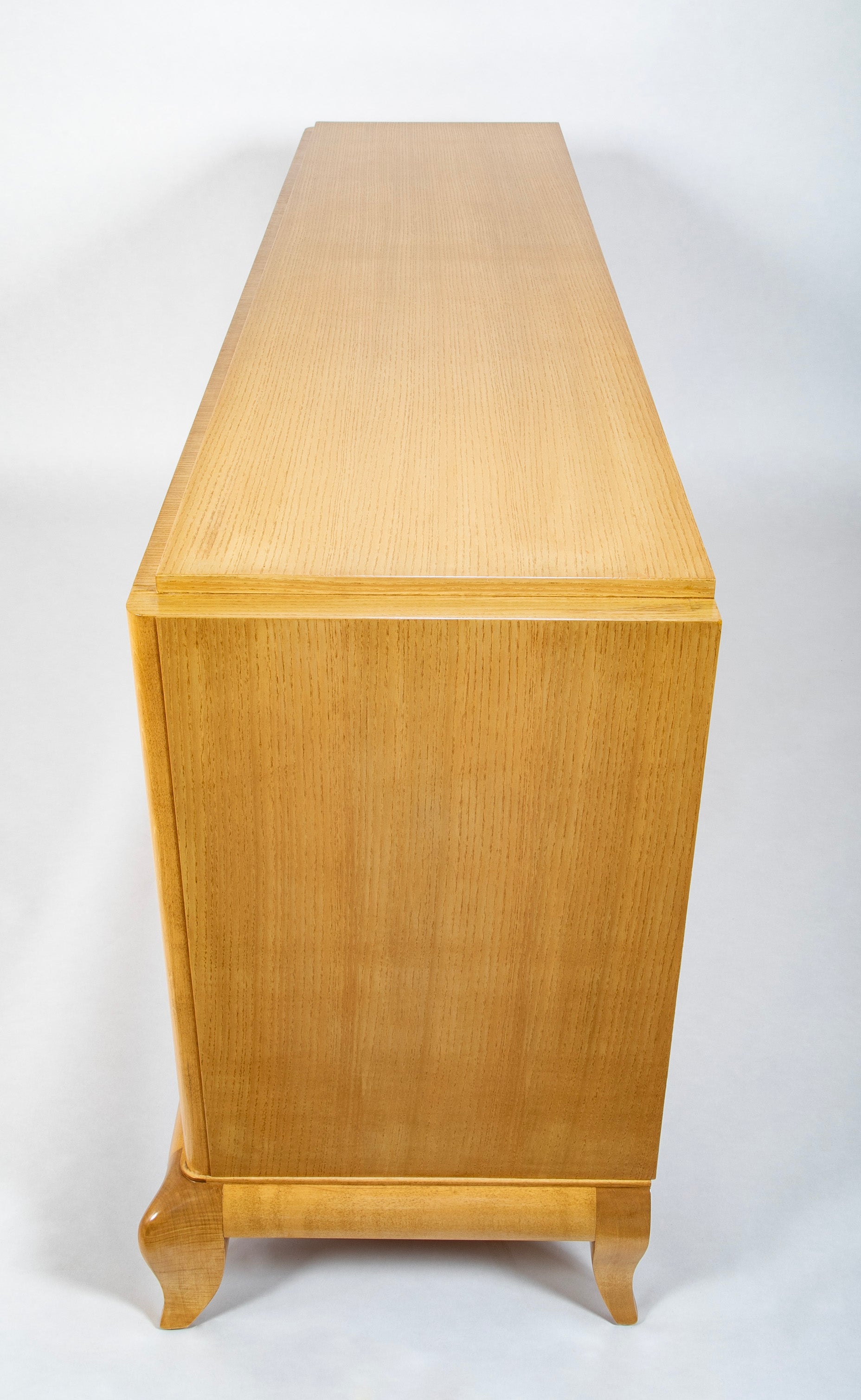 French School of Arbus Credenza in Light Wood with Adam & Eve Medallion
