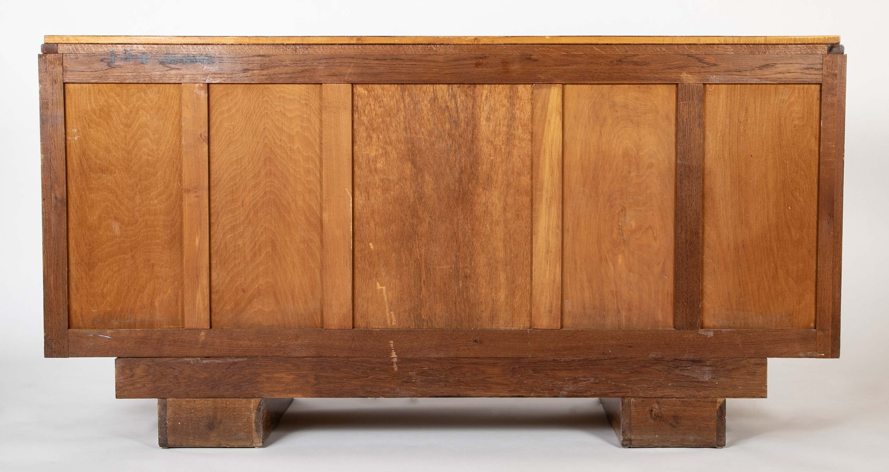Cerused Oak Credenza Attributed to Charles Dudouyt
