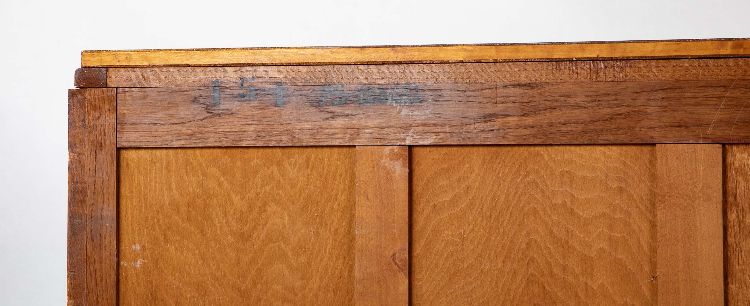 Cerused Oak Credenza Attributed to Charles Dudouyt