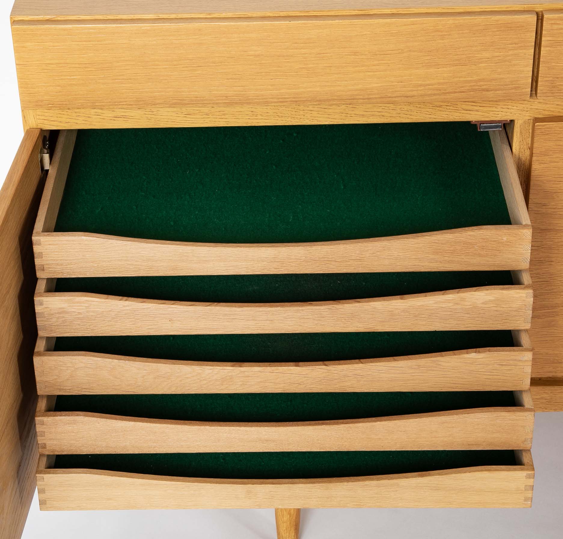 Ib Koford-Larsen Oak Sideboard Model FA66 for Faarup Mobelfabrik