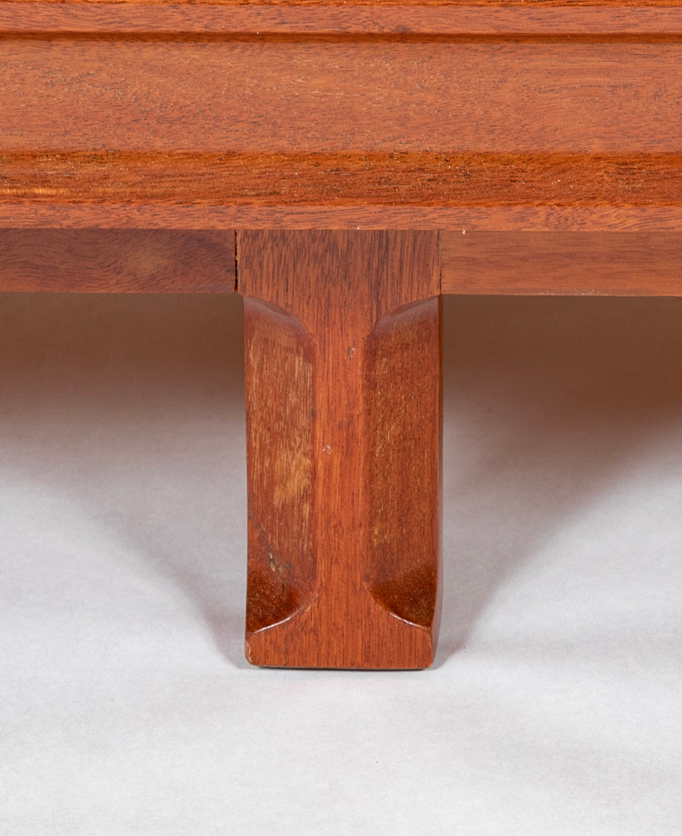 Mid-Century Walnut Three Door Credenza Designed by Edmund Spence