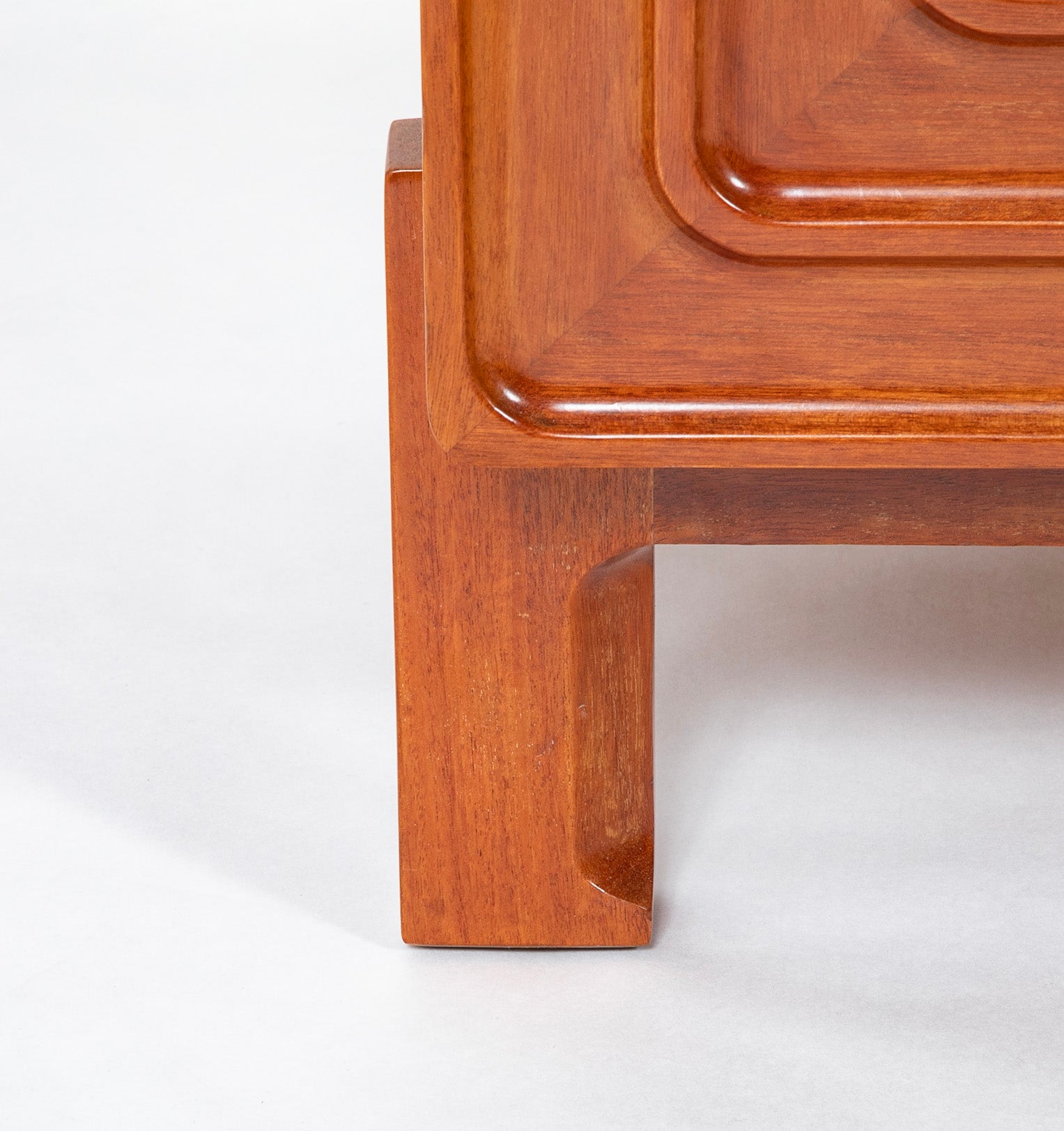 Mid-Century Walnut Three Door Credenza Designed by Edmund Spence