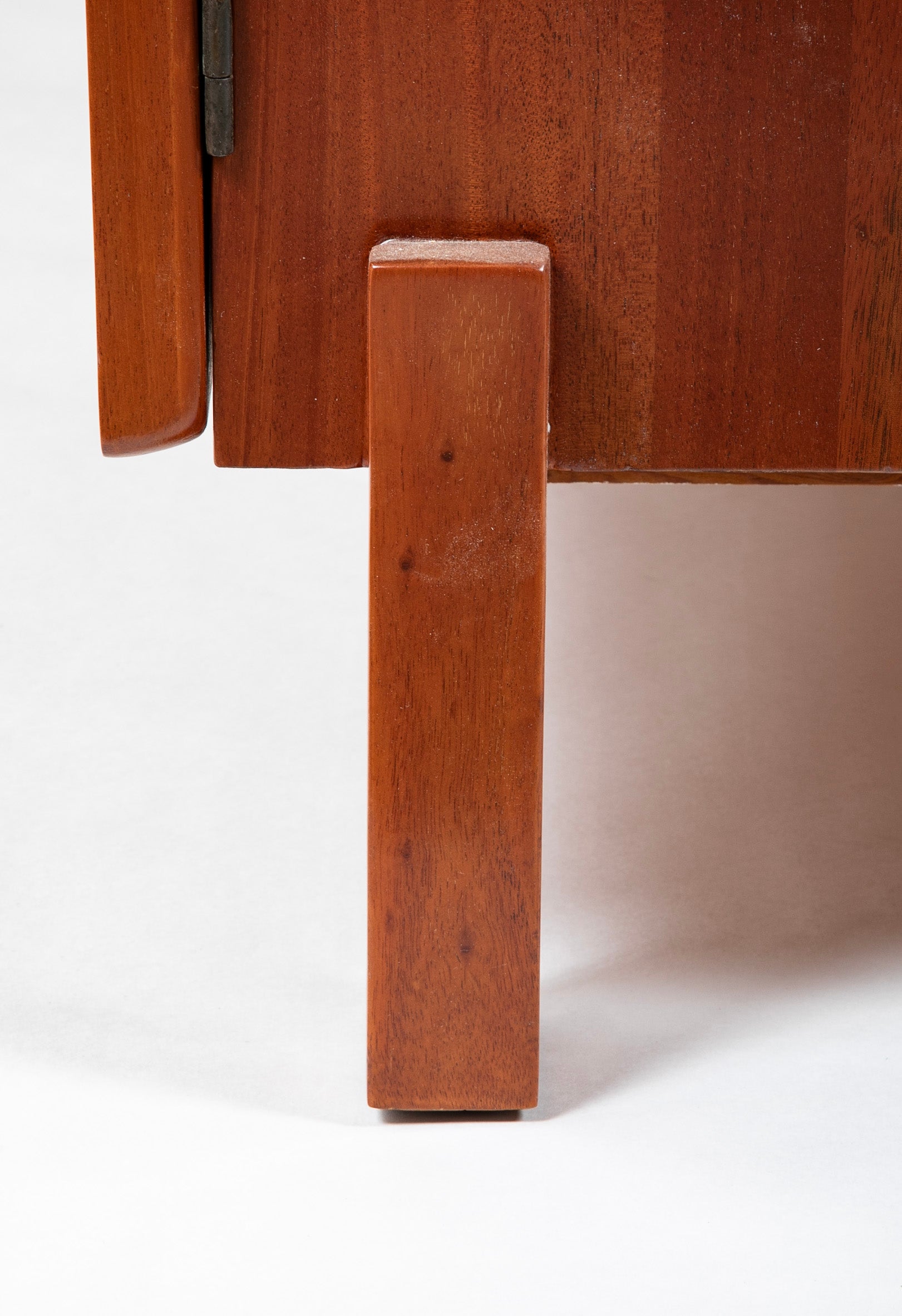 Mid-Century Walnut Three Door Credenza Designed by Edmund Spence