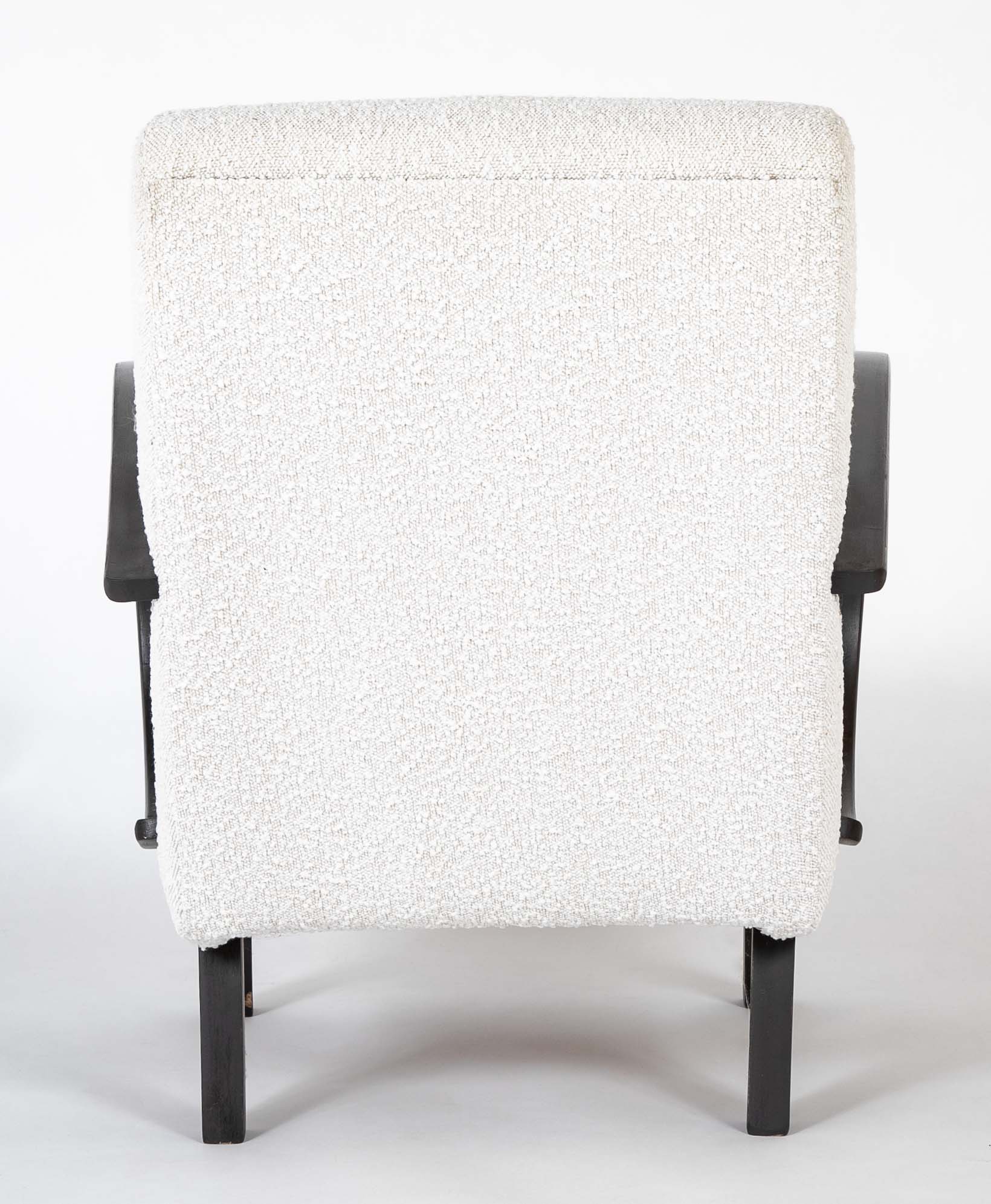 Pair of Open Armchairs by Jindich Halabala