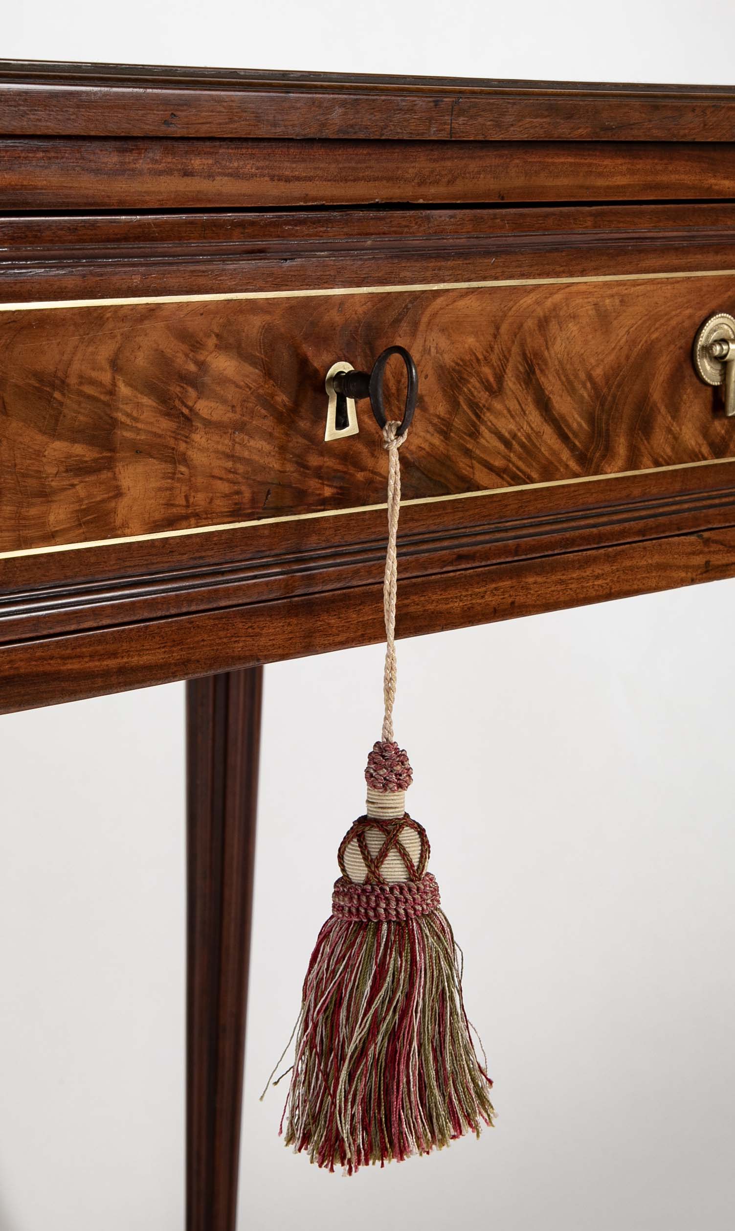 A Louis XVI Period Mahogany Desk by Leonard Boudin