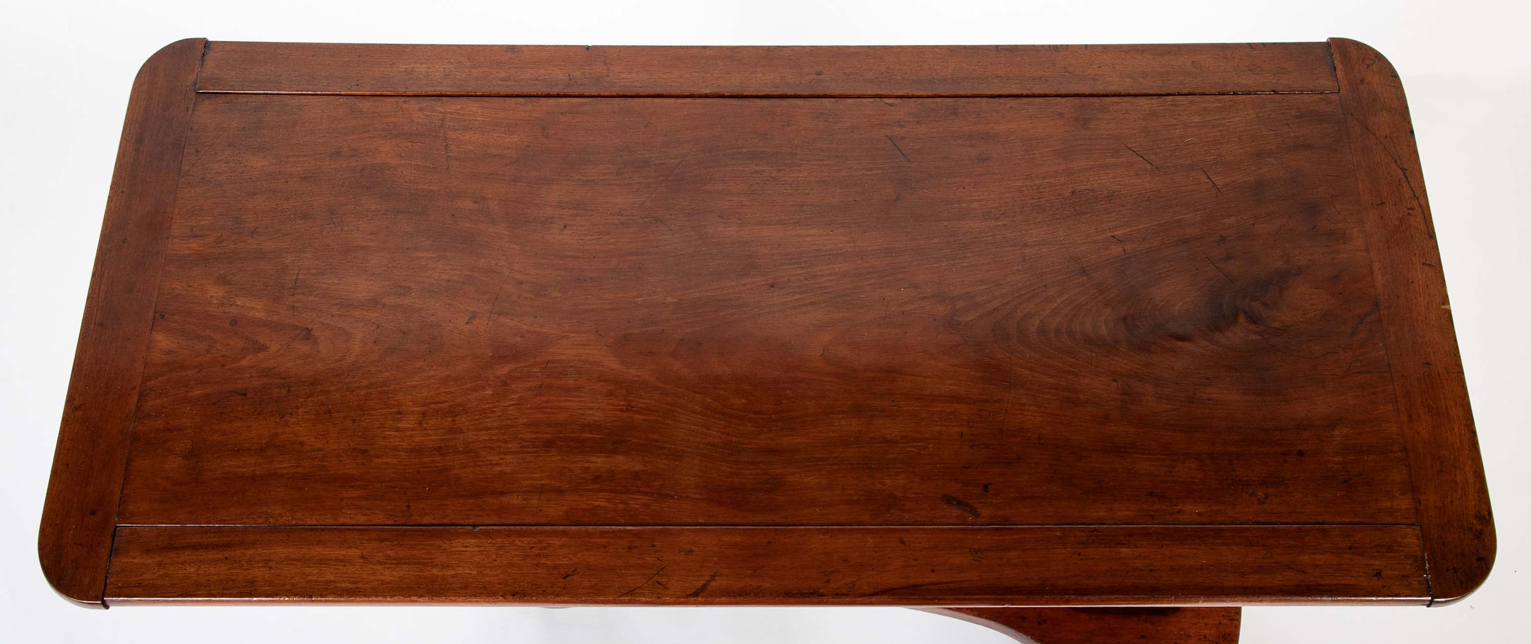 An Early 20th Century English Adjustable Reading Table on Casters