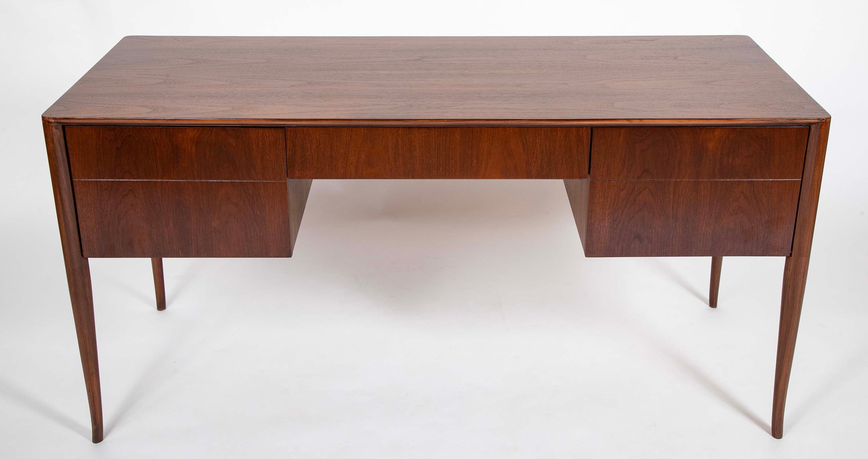 T.H. Robsjohn-Gibbings for Widdicomb Teak Desk
