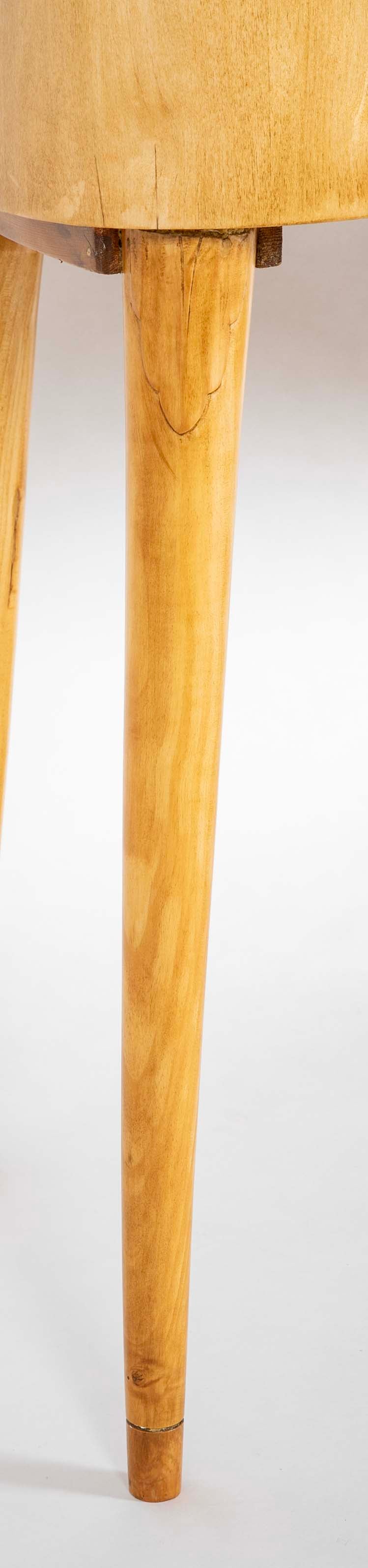 Mid-Century Italian Maple Veneered Desk Attributed to Paolo Buffa