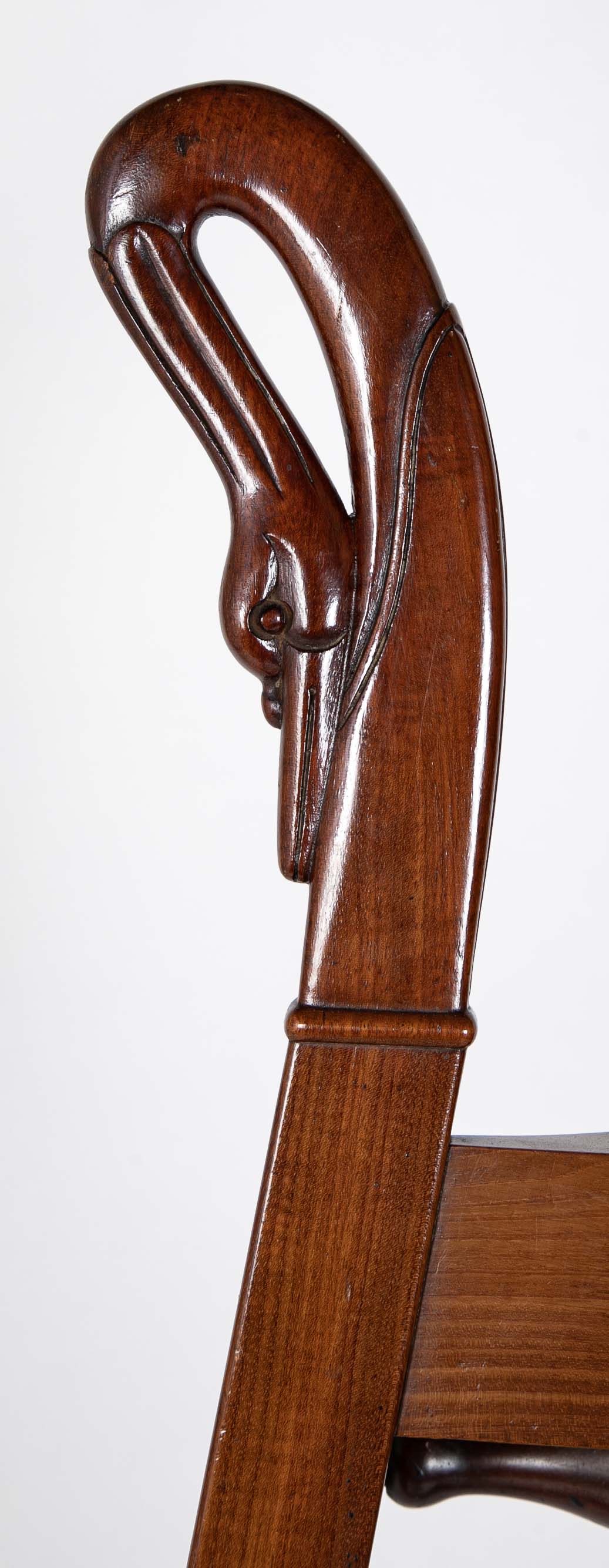 French Early 19th Century Carved & Molded Mahogany Easel