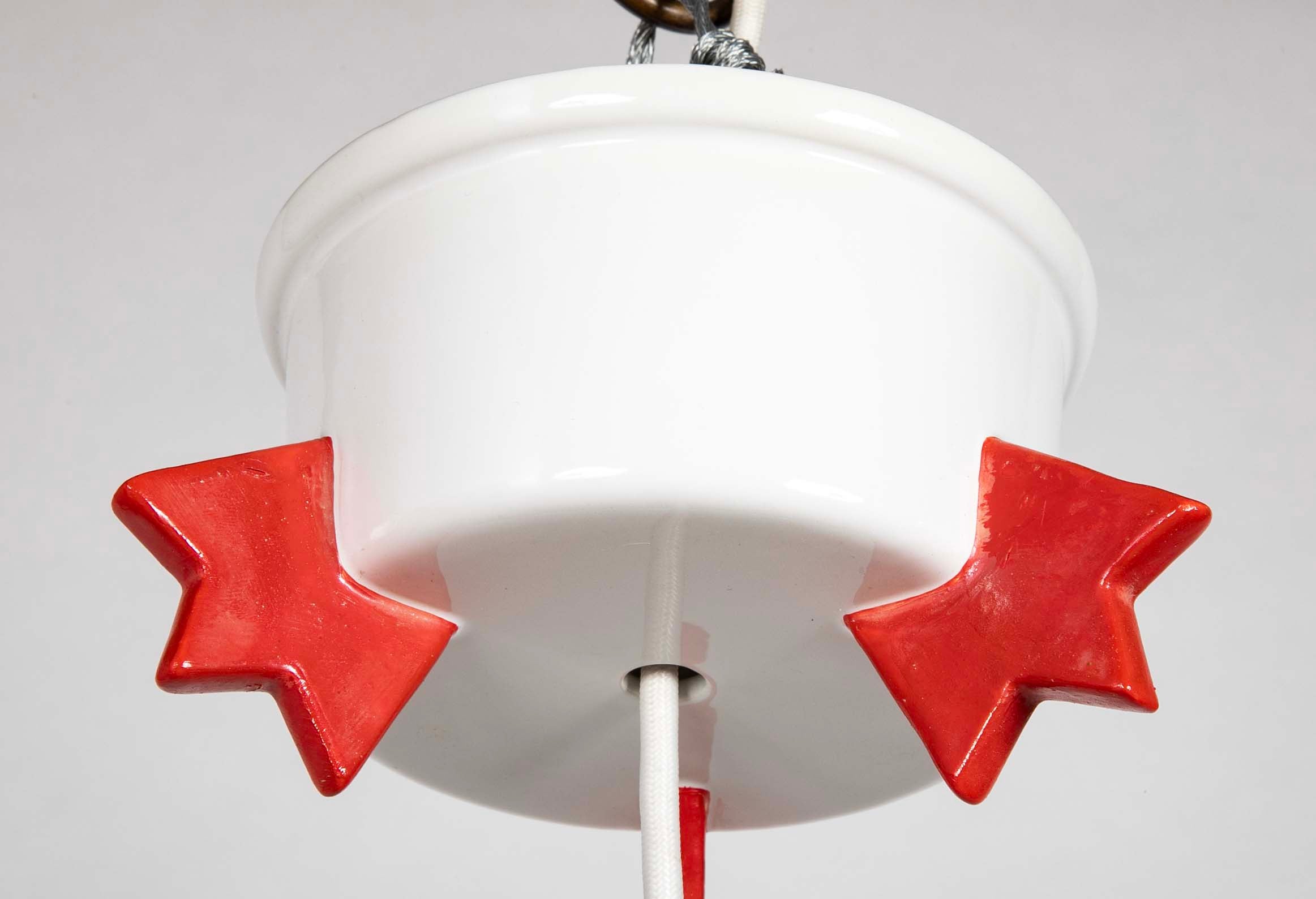 Porcelain Hanging Light Fixture by Italian Architect & Designer Matteo Thun